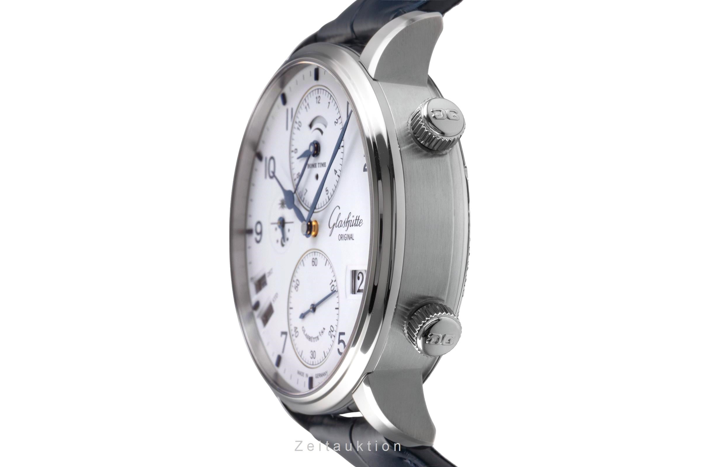 Glashütte Senator acier automatique montre pour hommes 1-89-02-03-02-30 LP: 23700EUR  [2505504]