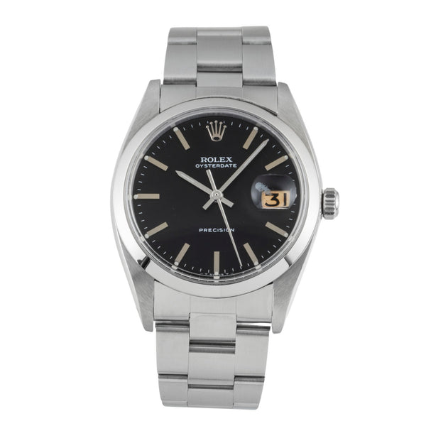 Rolex Oysterdate acier à remontage manuel montre pour hommes 6494 Vintage  [2505507]