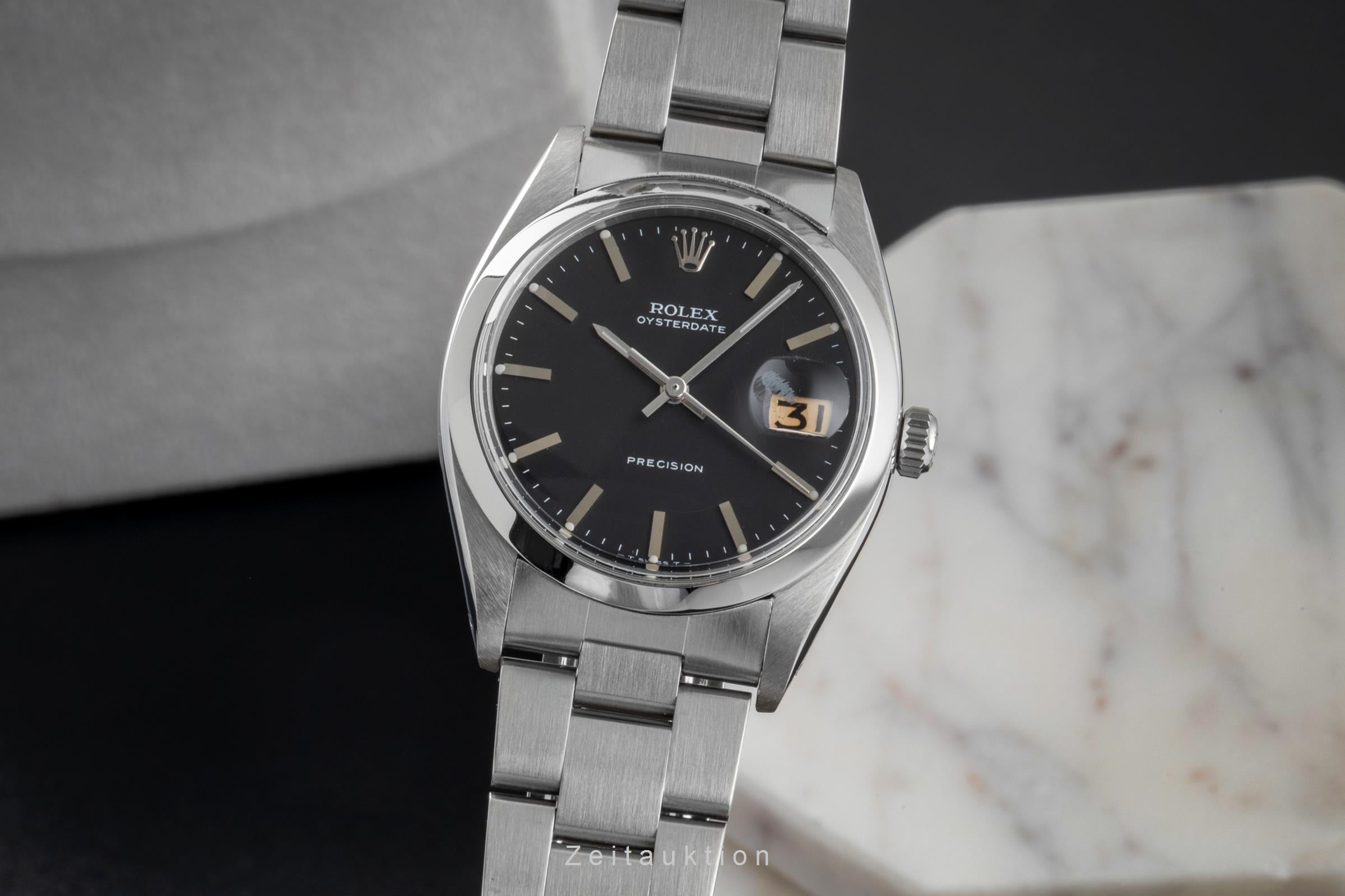 Rolex Oysterdate acier à remontage manuel montre pour hommes 6494 Vintage  [2505507]