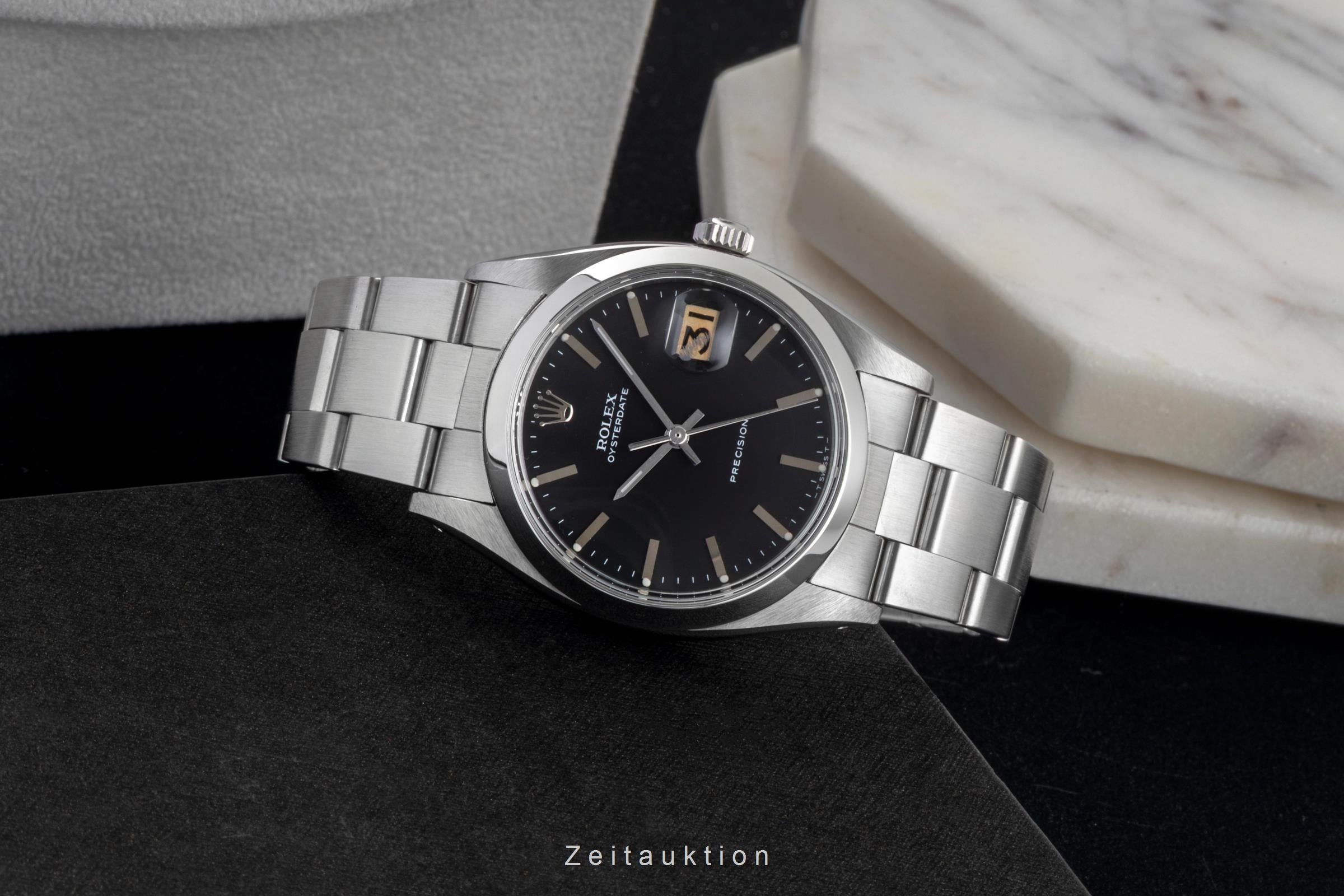 Rolex Oysterdate acier à remontage manuel montre pour hommes 6494 Vintage  [2505507]