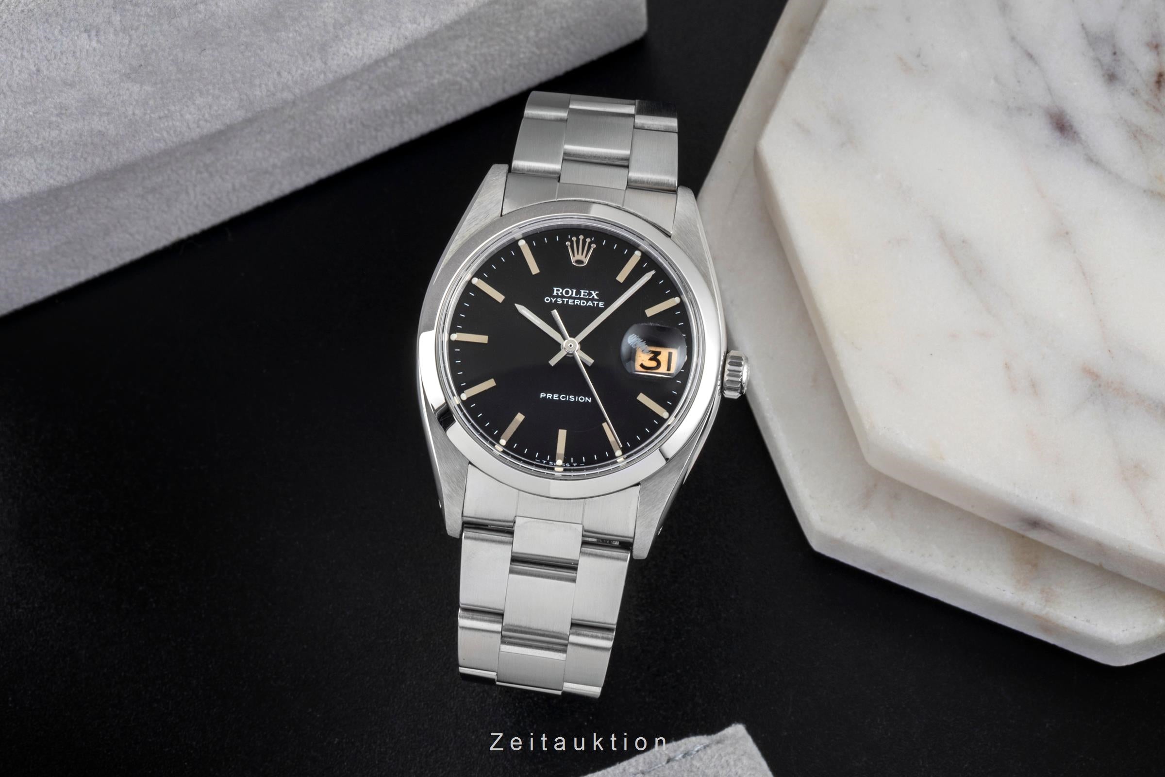 Rolex Oysterdate acier à remontage manuel montre pour hommes 6494 Vintage  [2505507]