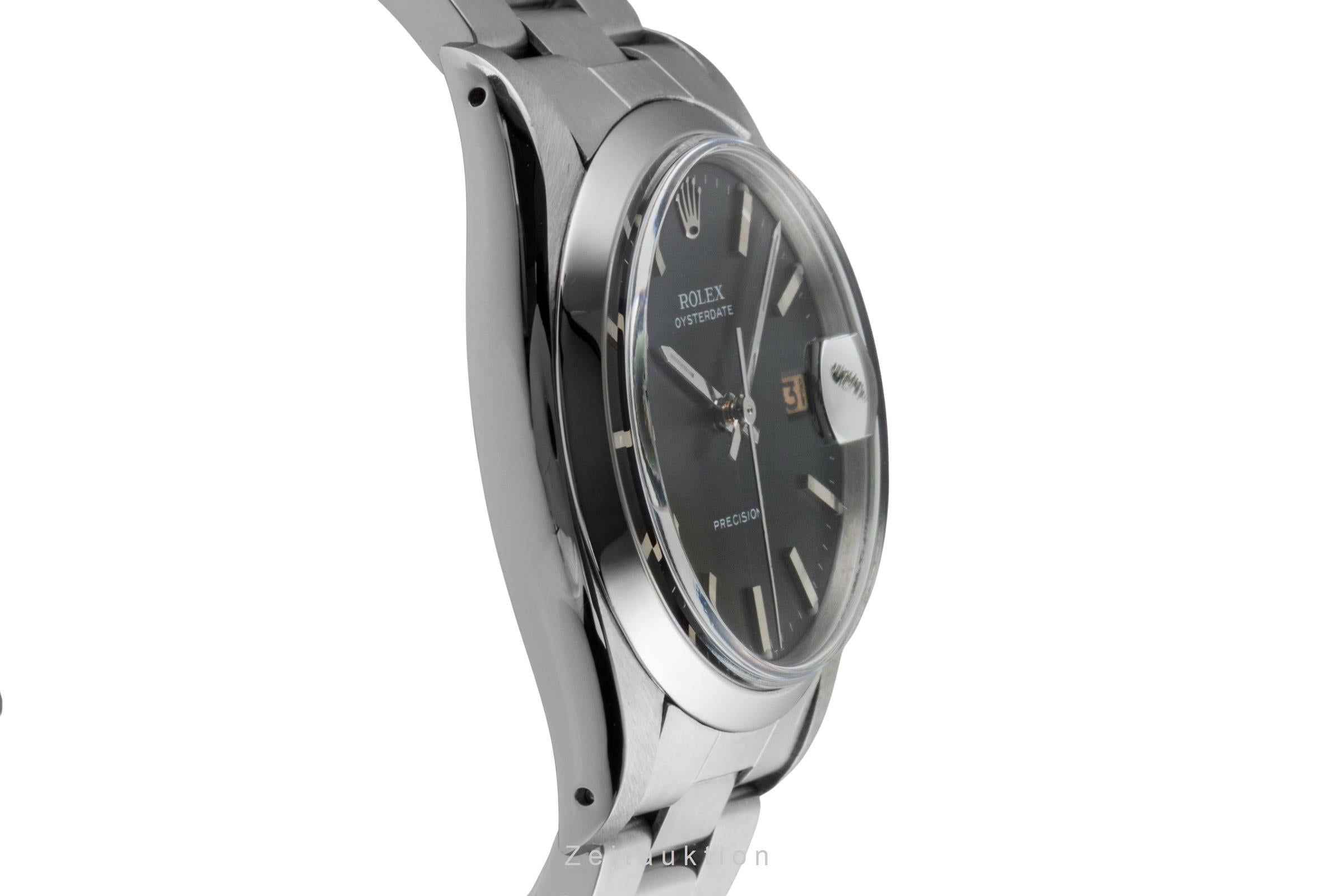 Rolex Oysterdate acier à remontage manuel montre pour hommes 6494 Vintage  [2505507]