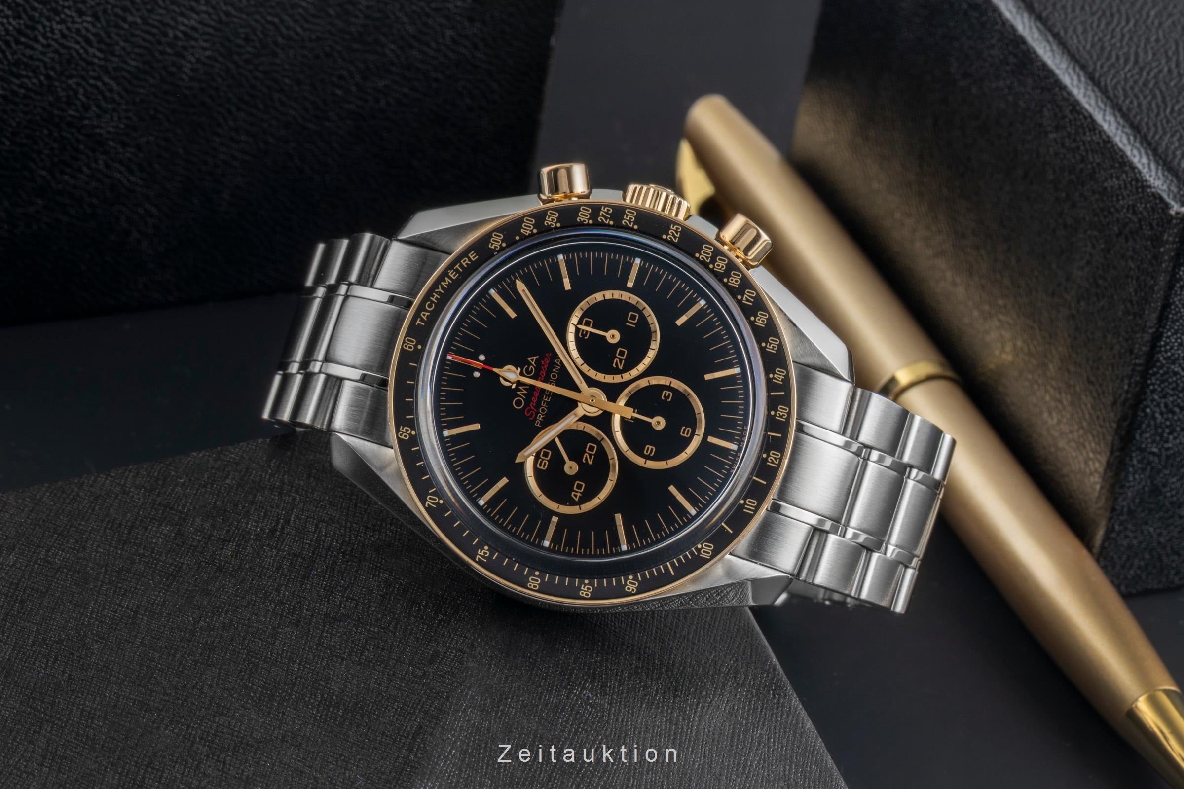 Omega Speedmaster chronographe acier / or  à remontage manuel montre pour hommes 522.20.42.30.01.001 Limited  [2505511]