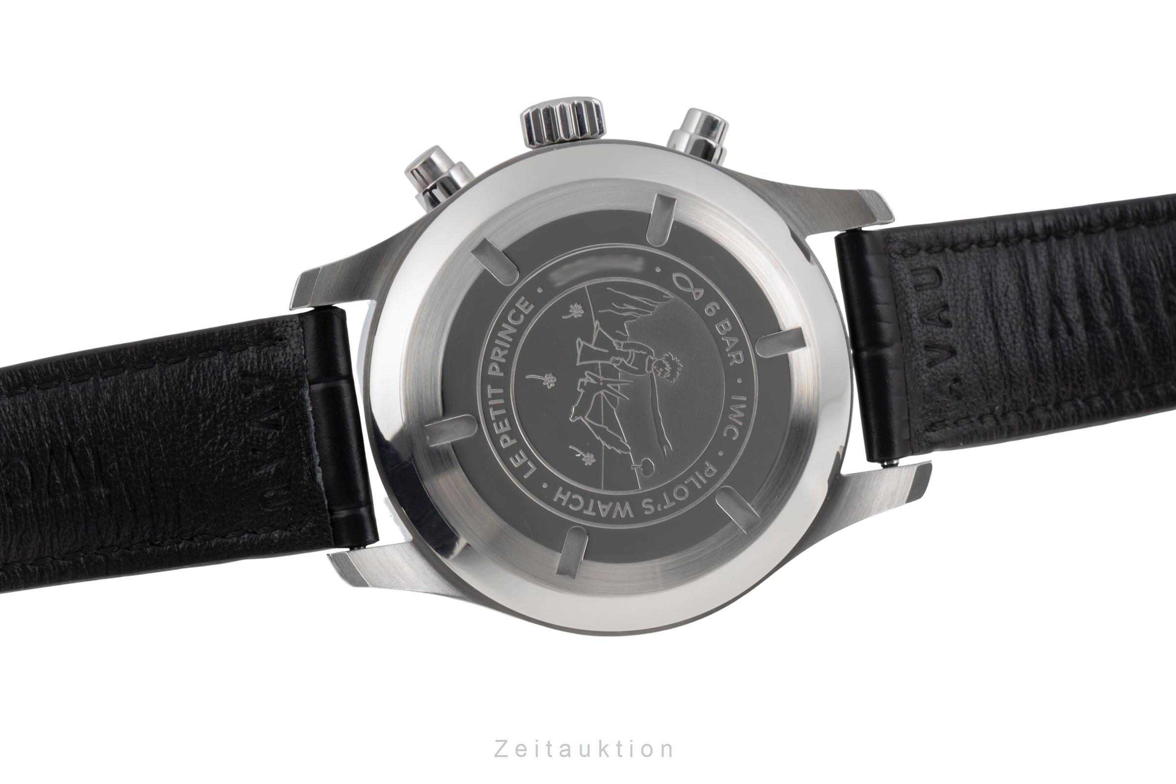 IWC Fliegerchronograph chronographe acier automatique montre pour hommes IW377706 LP: 7800EUR  [2505512]