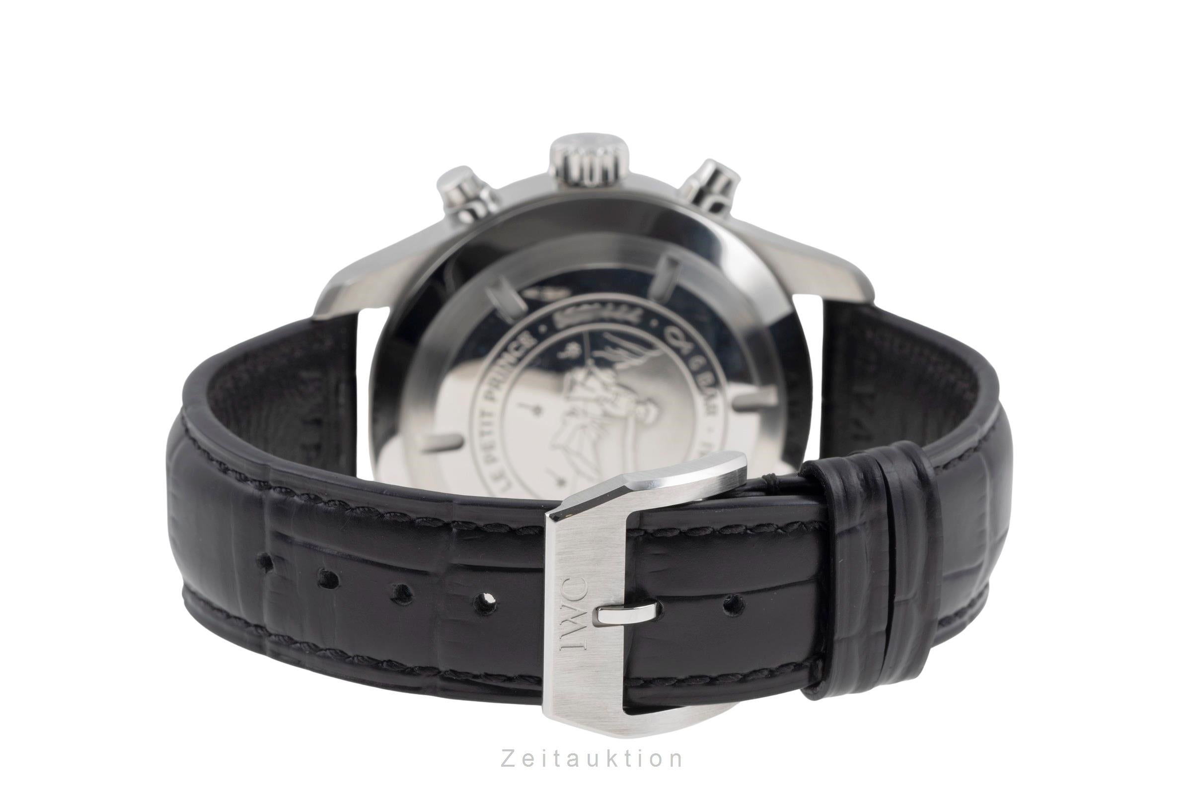 IWC Fliegerchronograph chronographe acier automatique montre pour hommes IW377706 LP: 7800EUR  [2505512]