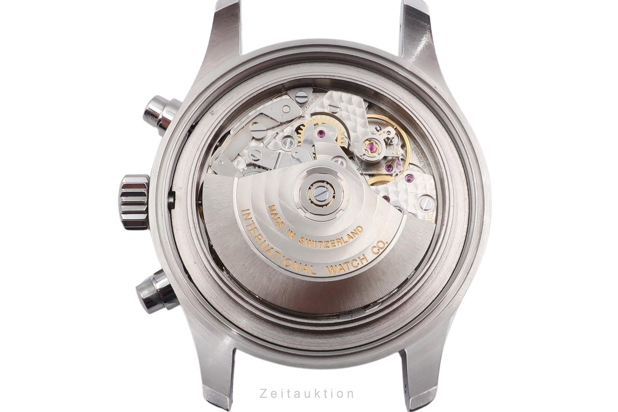 IWC Fliegerchronograph chronographe acier automatique montre pour hommes IW377706 LP: 7800EUR  [2505512]