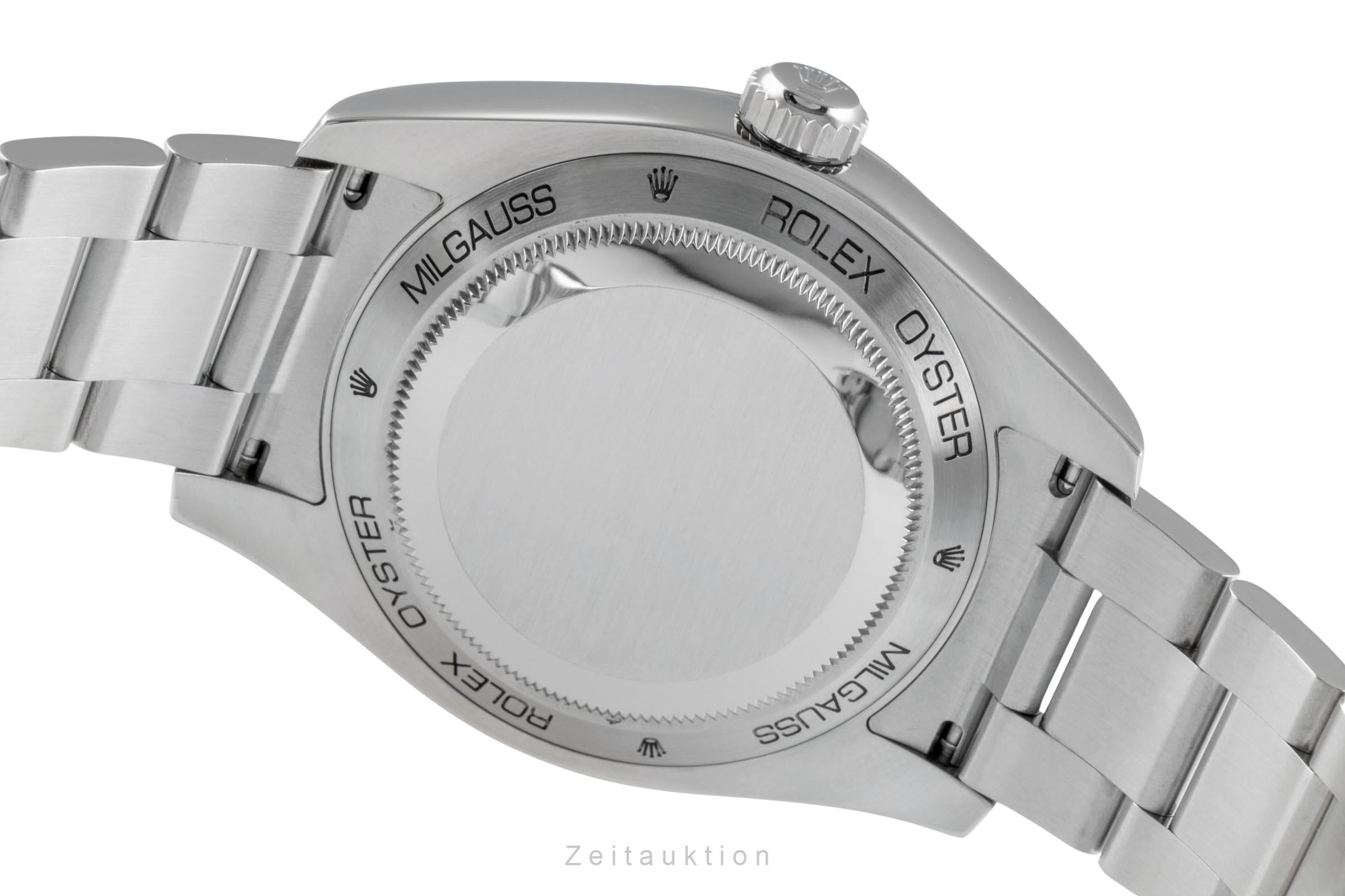 Rolex Milgauss Z-Blue Automatik Stahl Herrenuhr Oyster Perpetual Ref. 116400GV [2505518]