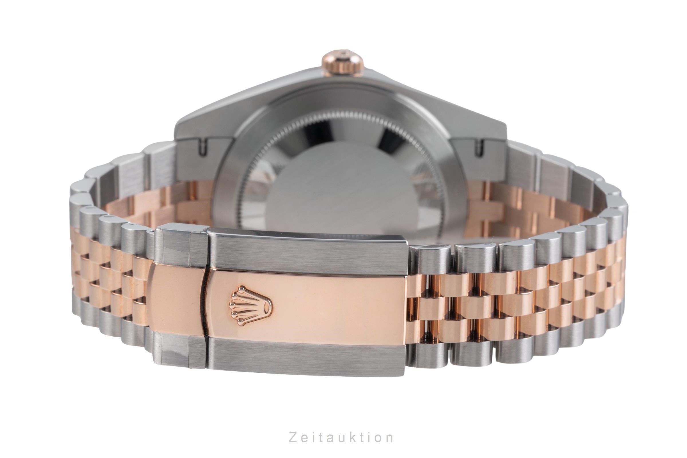 Rolex Datejust 41 Grey Fluted Motif Dial Stahl / Roségold Ref. 126331 B&P 2023 [2505519]