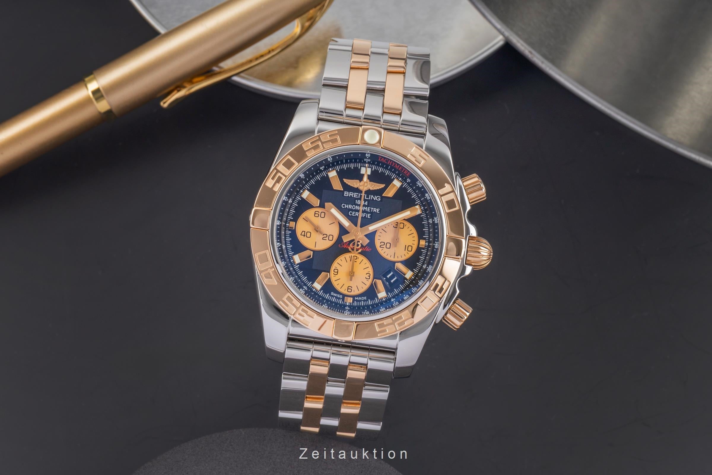 Breitling Chronomat 44 cronógrafo acero / oro automático reloj para caballeros CB011012/B968  [2505520]