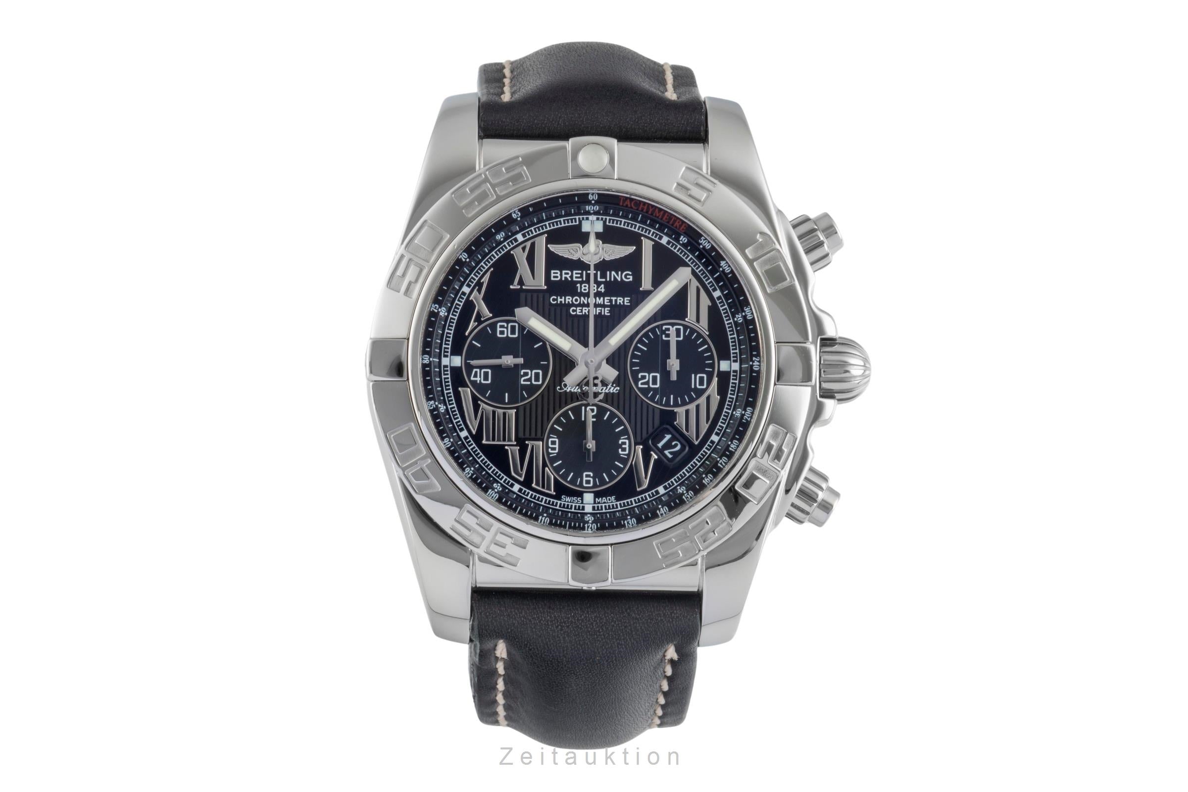 Breitling Chronomat 44 Chronograph Black Dial Edelstahl Automatik Ref. AB0110  [2505522]