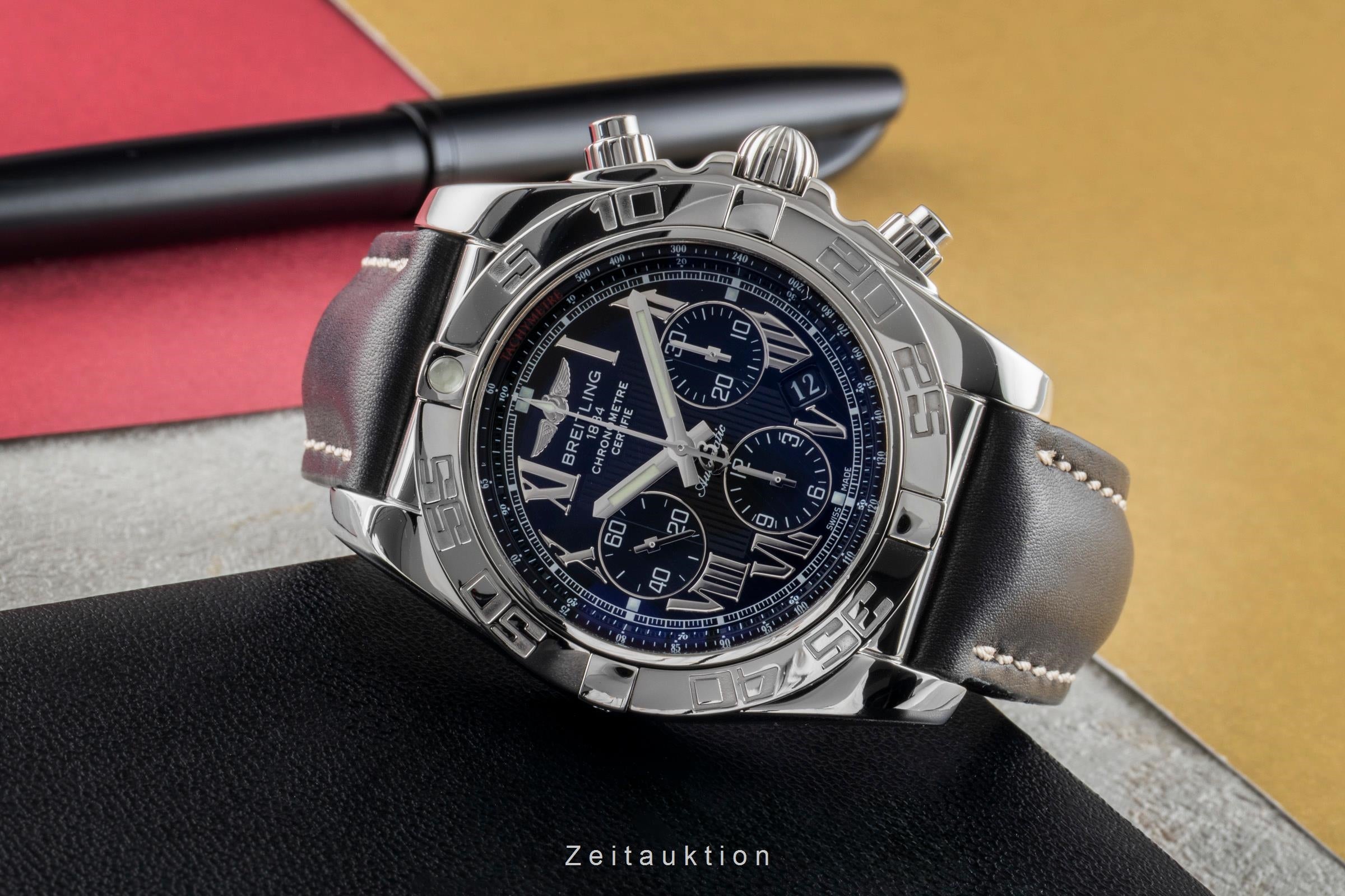 Breitling Chronomat 44 Chronograph Black Dial Edelstahl Automatik Ref. AB0110  [2505522]