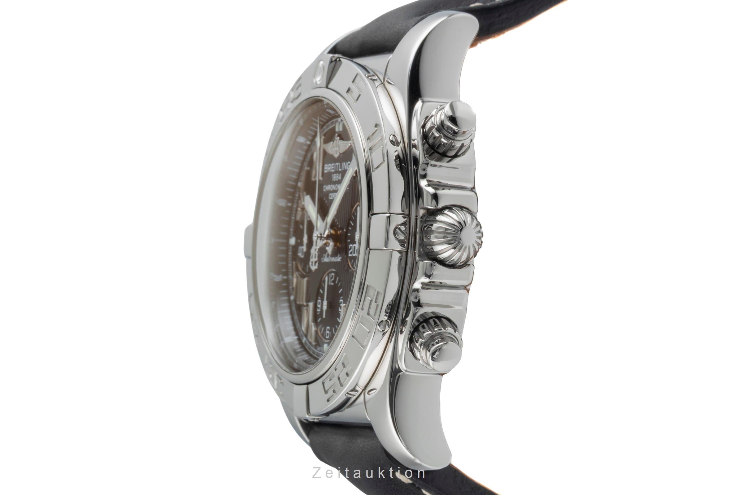 Breitling Chronomat 44 Chronograph Black Dial Edelstahl Automatik Ref. AB0110  [2505522]