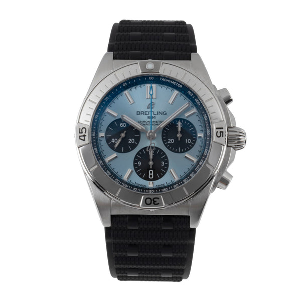 Breitling Chronomat chronograph steel / platinium automatic men's watch PB0134101C1S1 LP: 10600EUR  [2505525]
