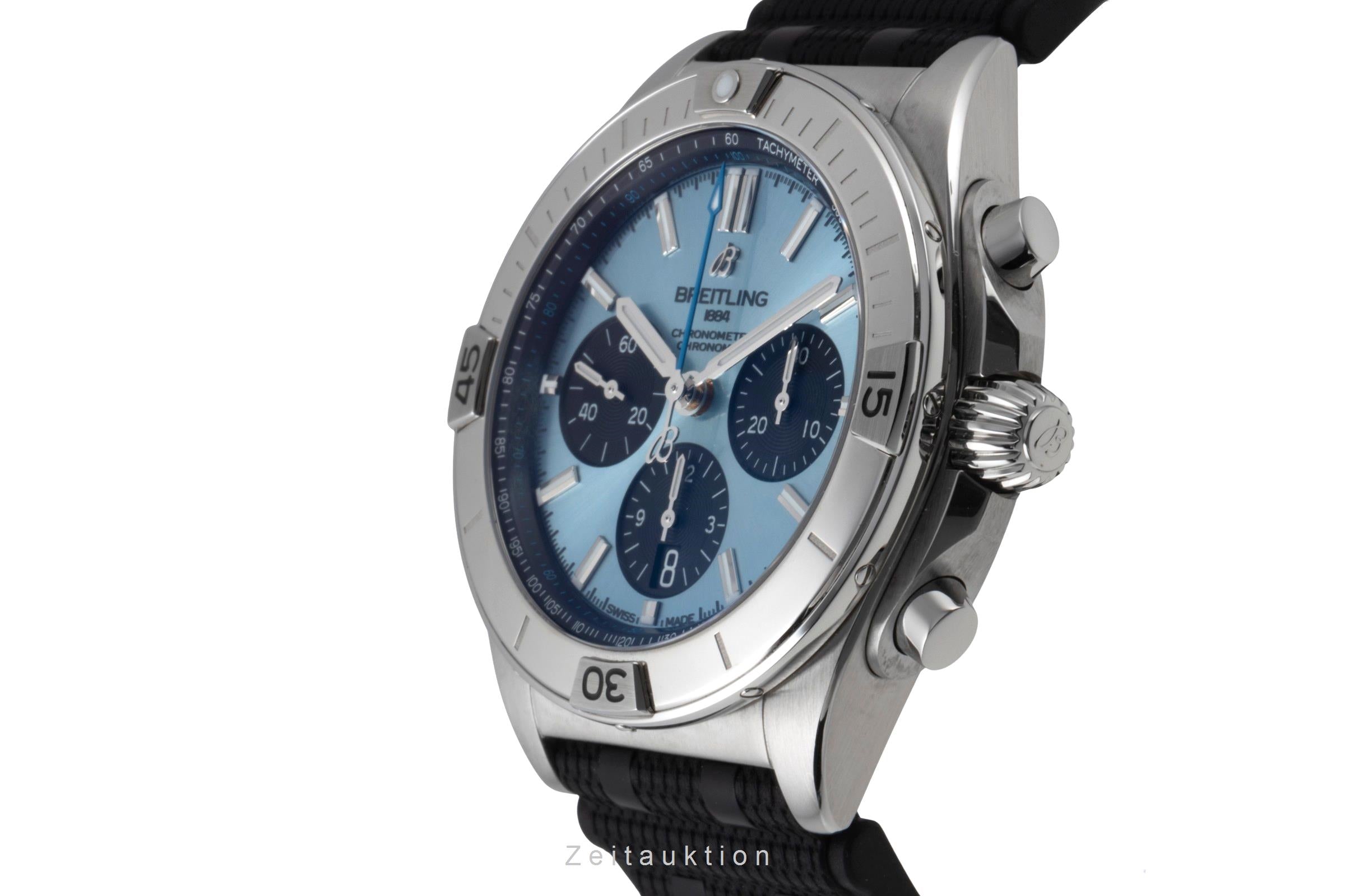 Breitling Chronomat chronograph steel / platinium automatic men's watch PB0134101C1S1 LP: 10600EUR  [2505525]