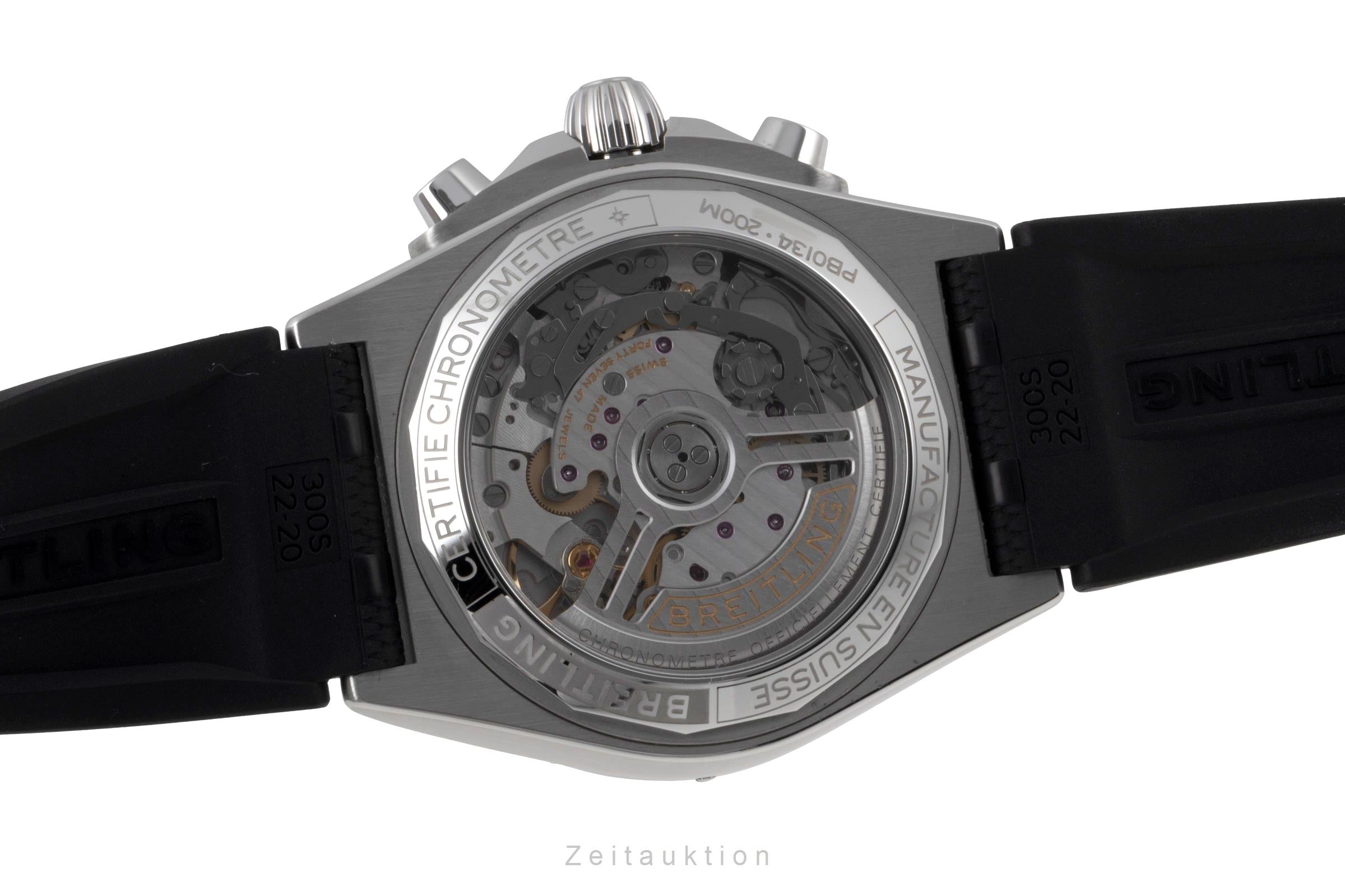 Breitling Chronomat chronograph steel / platinium automatic men's watch PB0134101C1S1 LP: 10600EUR  [2505525]