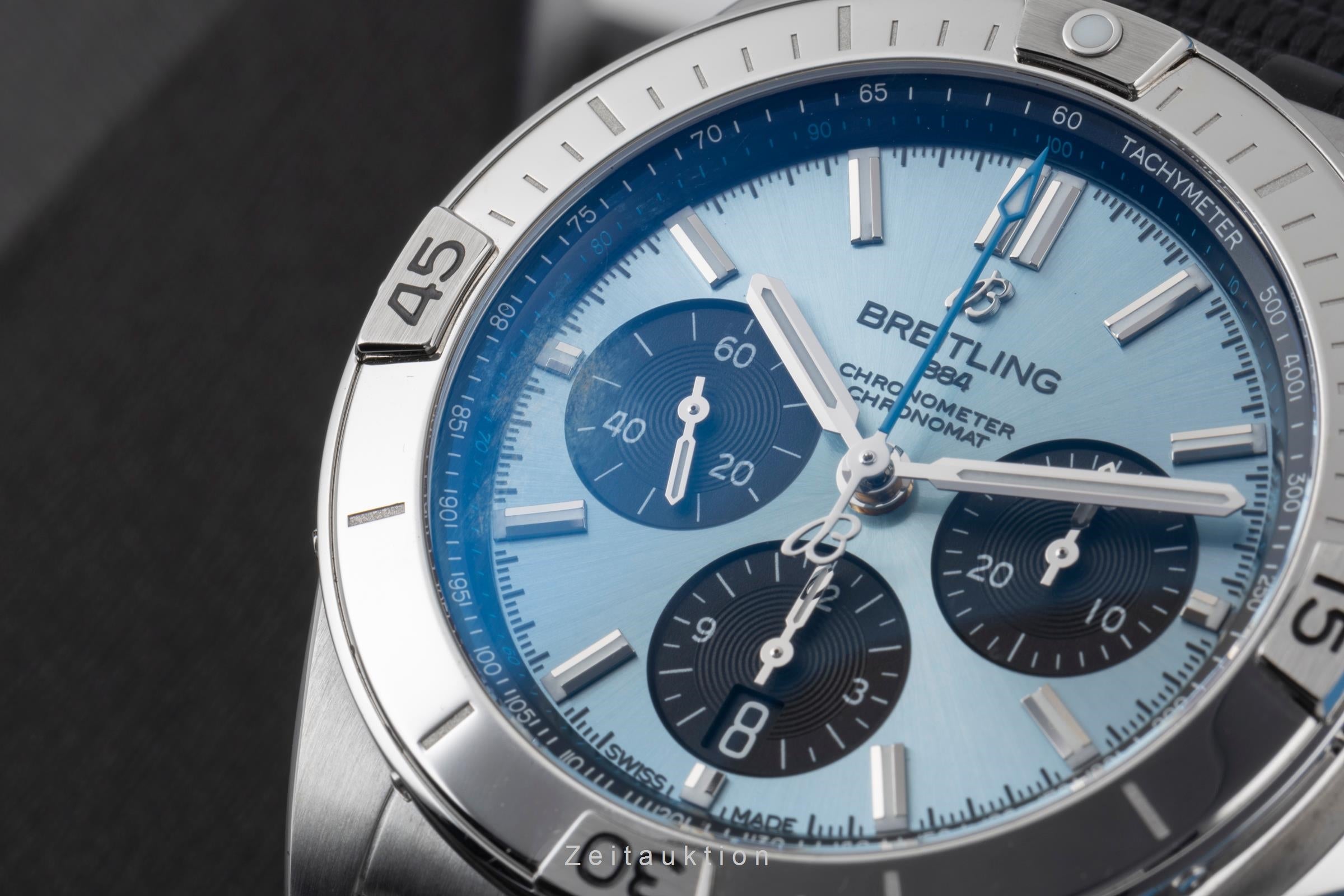 Breitling Chronomat chronograph steel / platinium automatic men's watch PB0134101C1S1 LP: 10600EUR  [2505525]