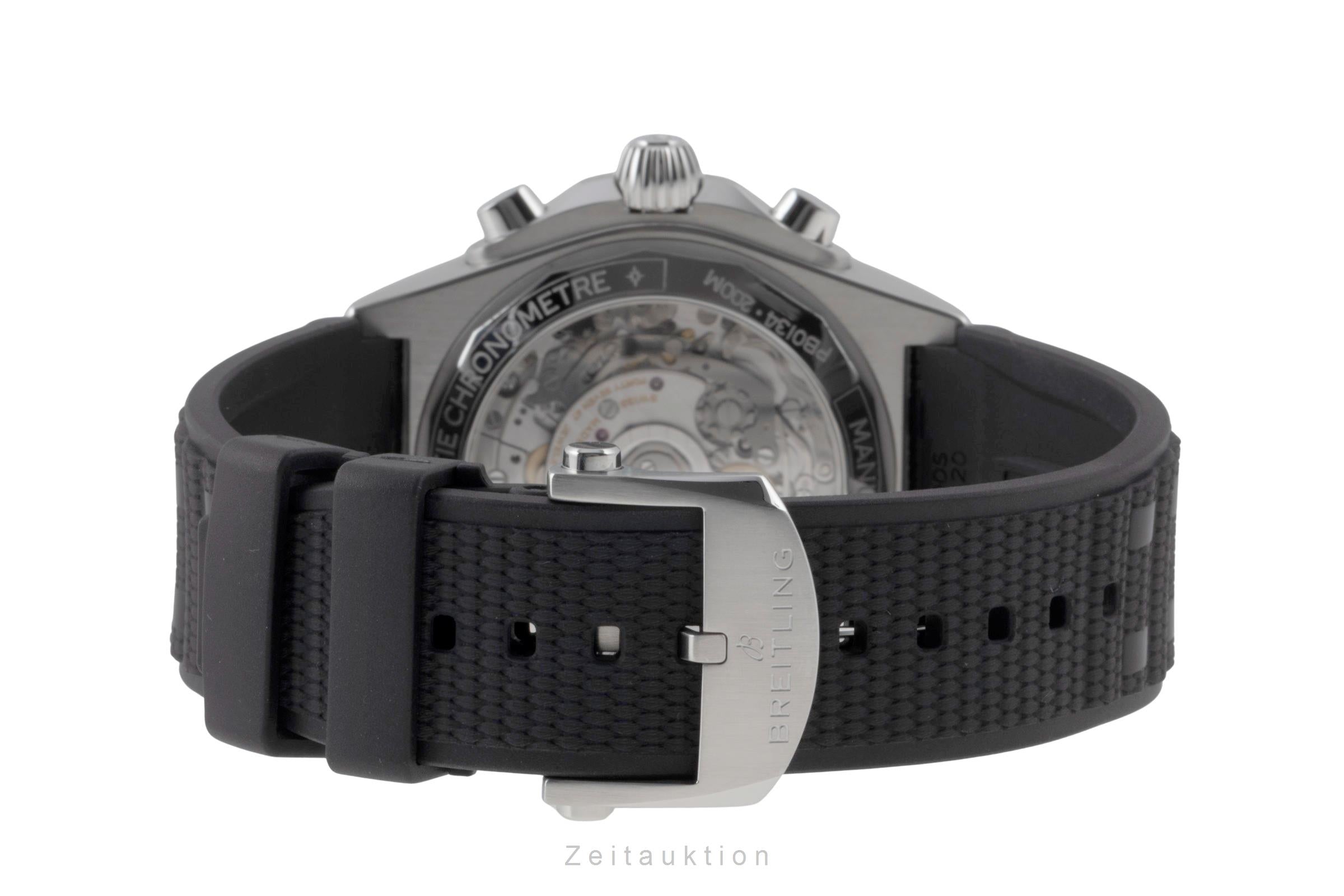 Breitling Chronomat chronograph steel / platinium automatic men's watch PB0134101C1S1 LP: 10600EUR  [2505525]