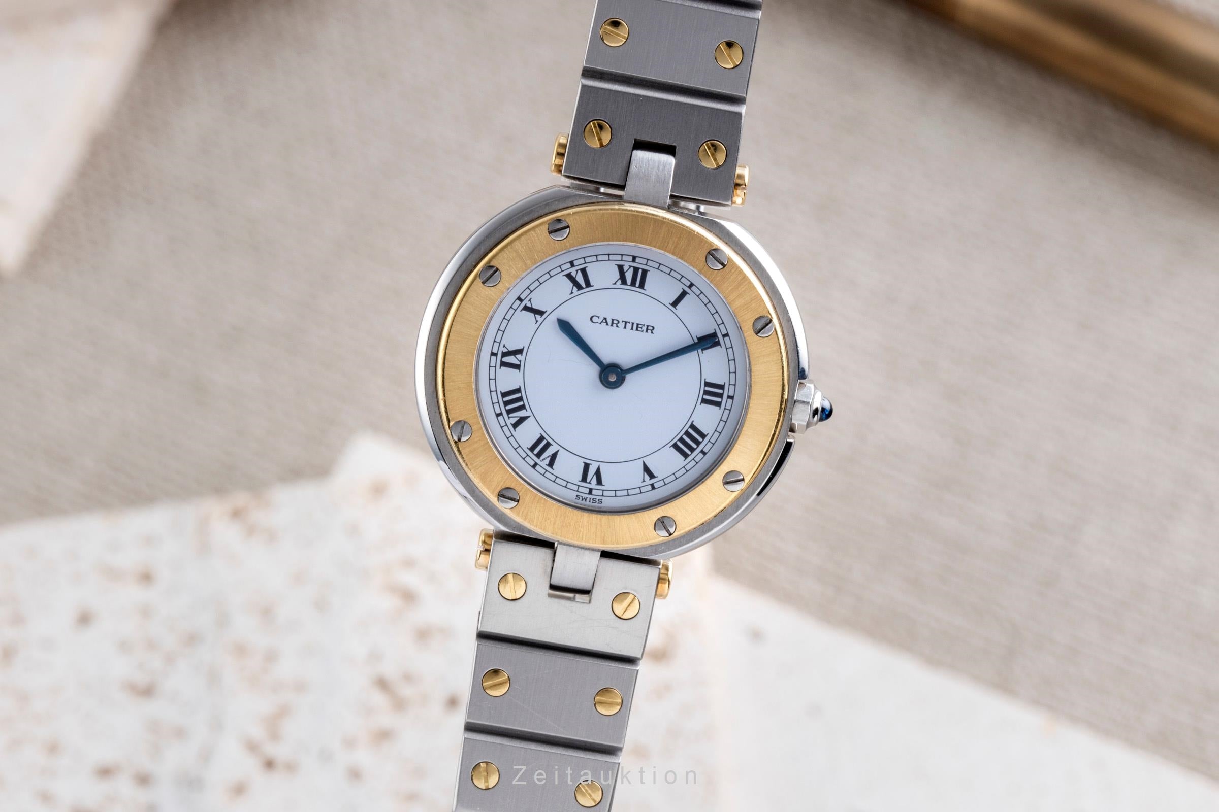 Cartier Santos Ronde steel / gold quartz Kal. 81 Ref. 8191 | 2505526