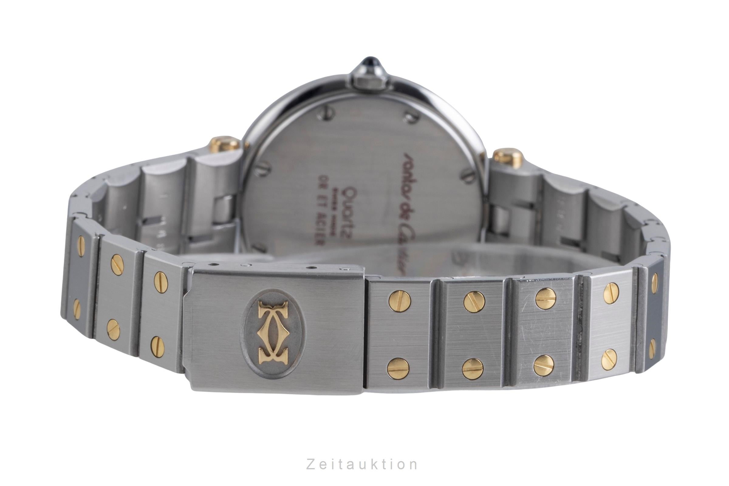 Cartier Santos Ronde acier / or  quartz montre pour femmes 8191  [2505526]