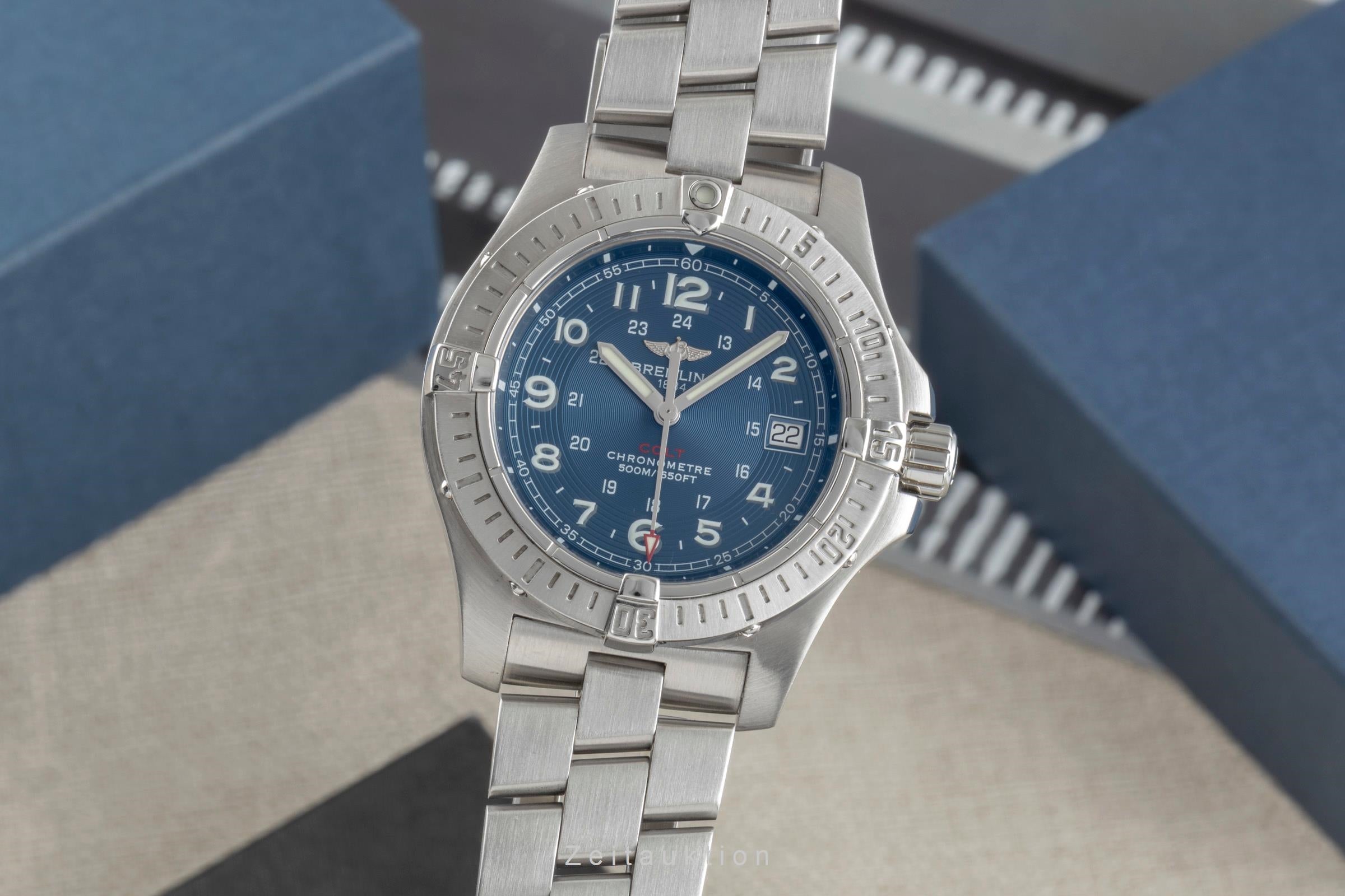 Breitling Colt steel quartz men's watch A74380  [2505527]