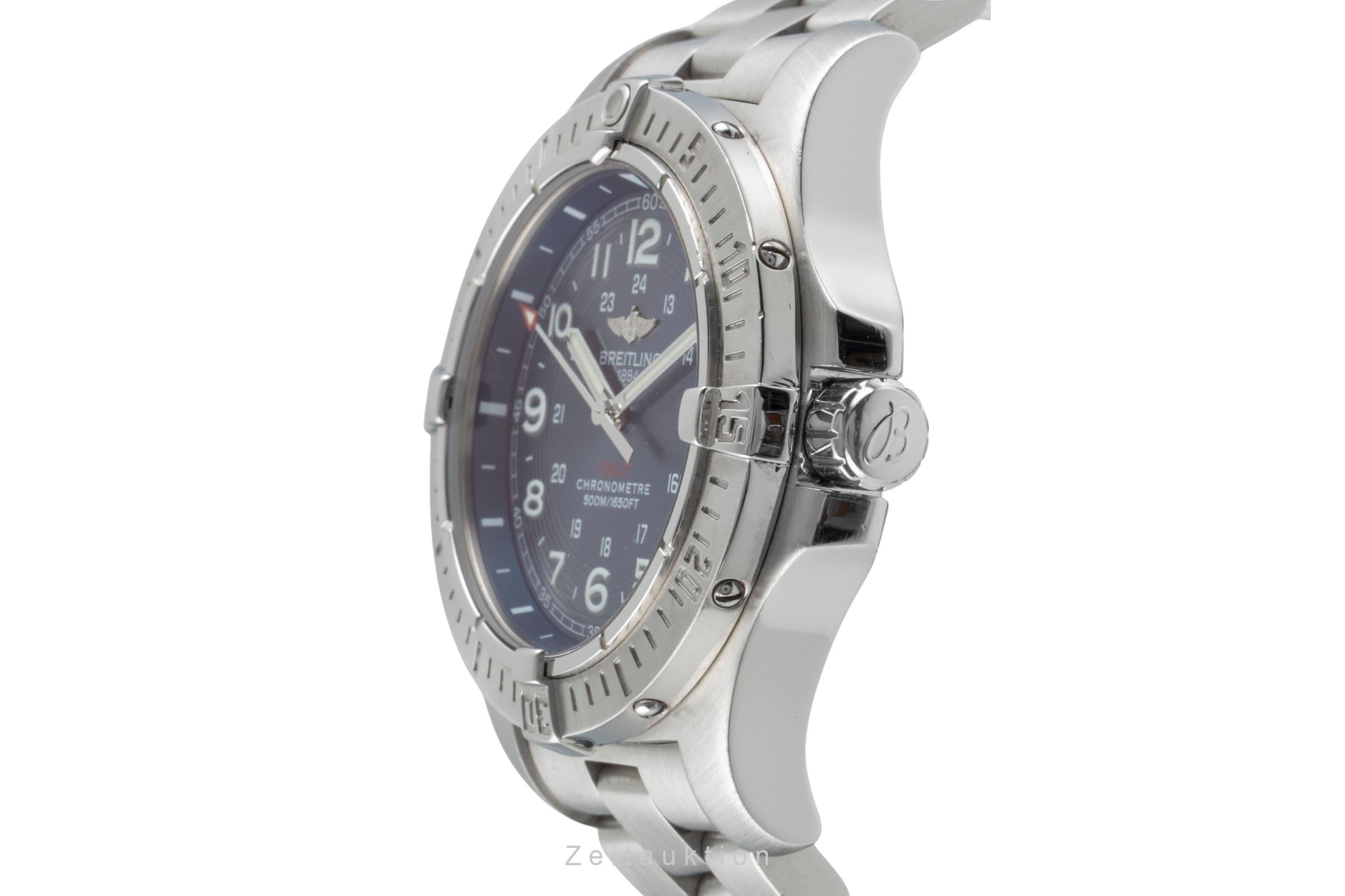 Breitling Colt Chronometer 41 Blue Dial Edelstahl Quarz Herrenuhr Ref. A74380  [2505527]