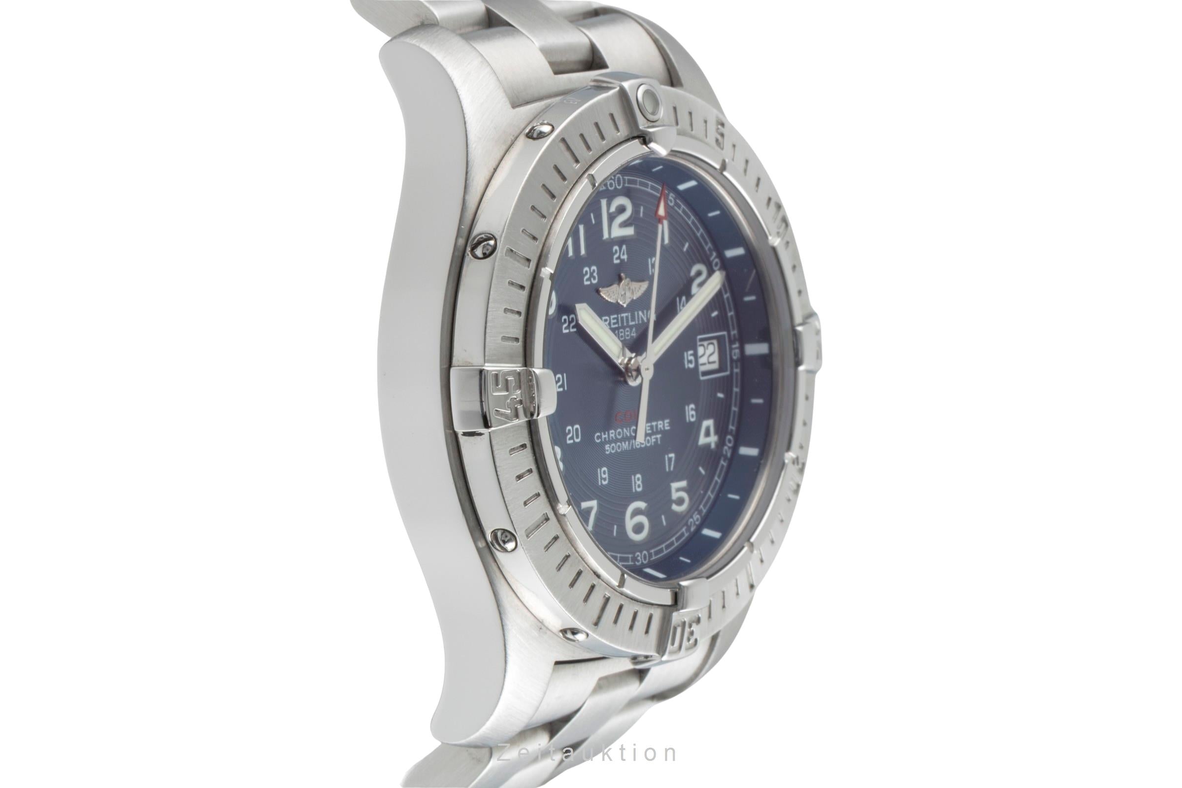 Breitling Colt Chronometer 41 Blue Dial Edelstahl Quarz Herrenuhr Ref. A74380  [2505527]