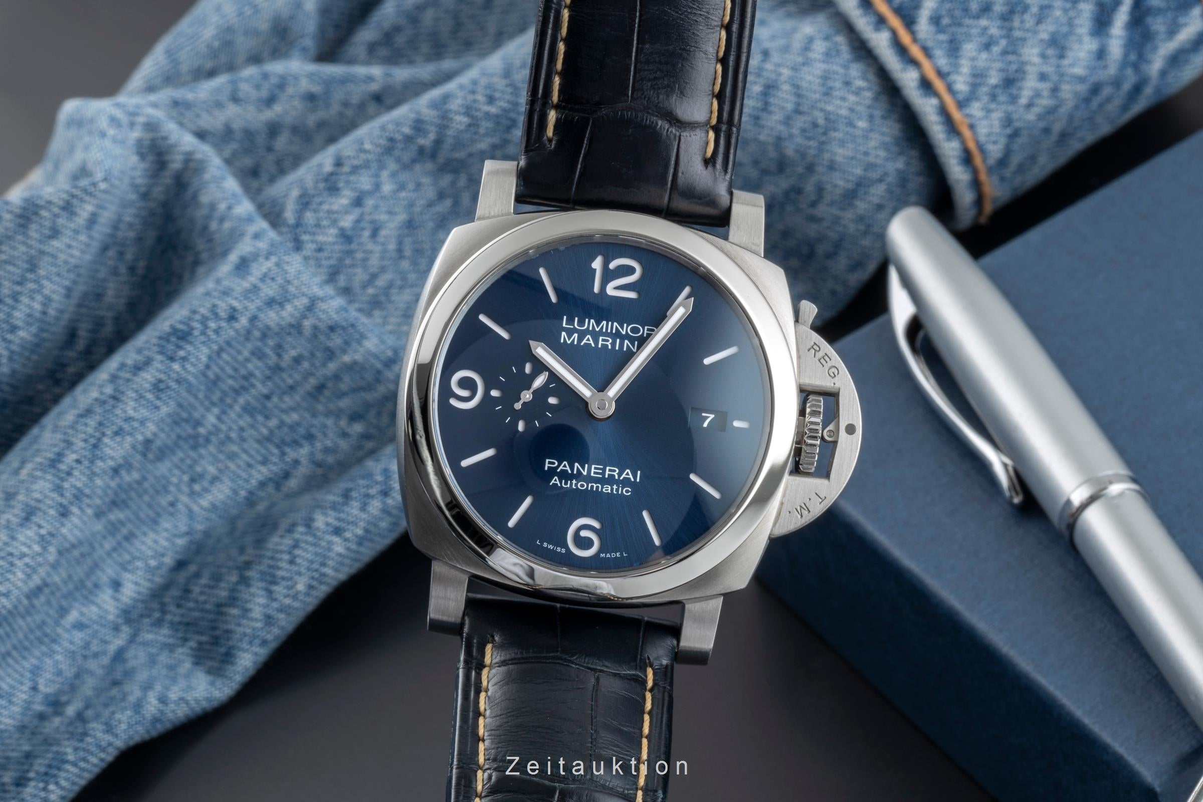 Panerai Luminor Marina acier automatique montre pour hommes PAM01313  [2505531]
