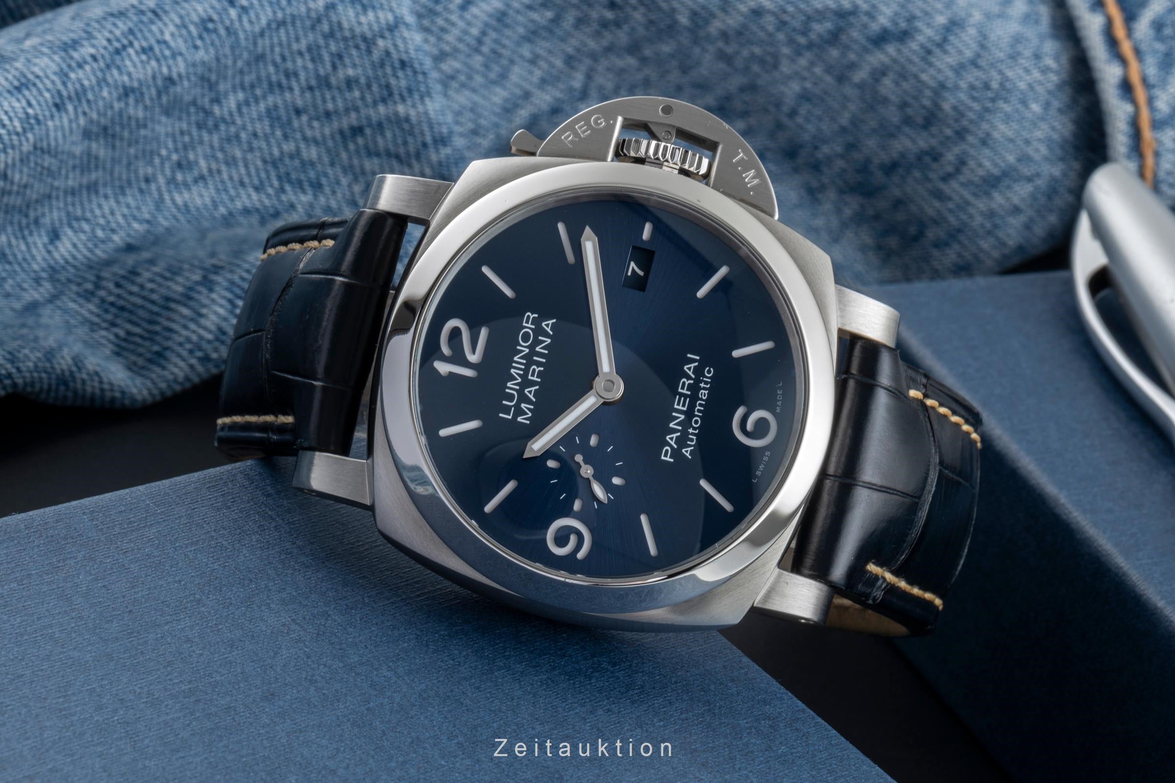 Panerai Luminor Marina acier automatique montre pour hommes PAM01313  [2505531]