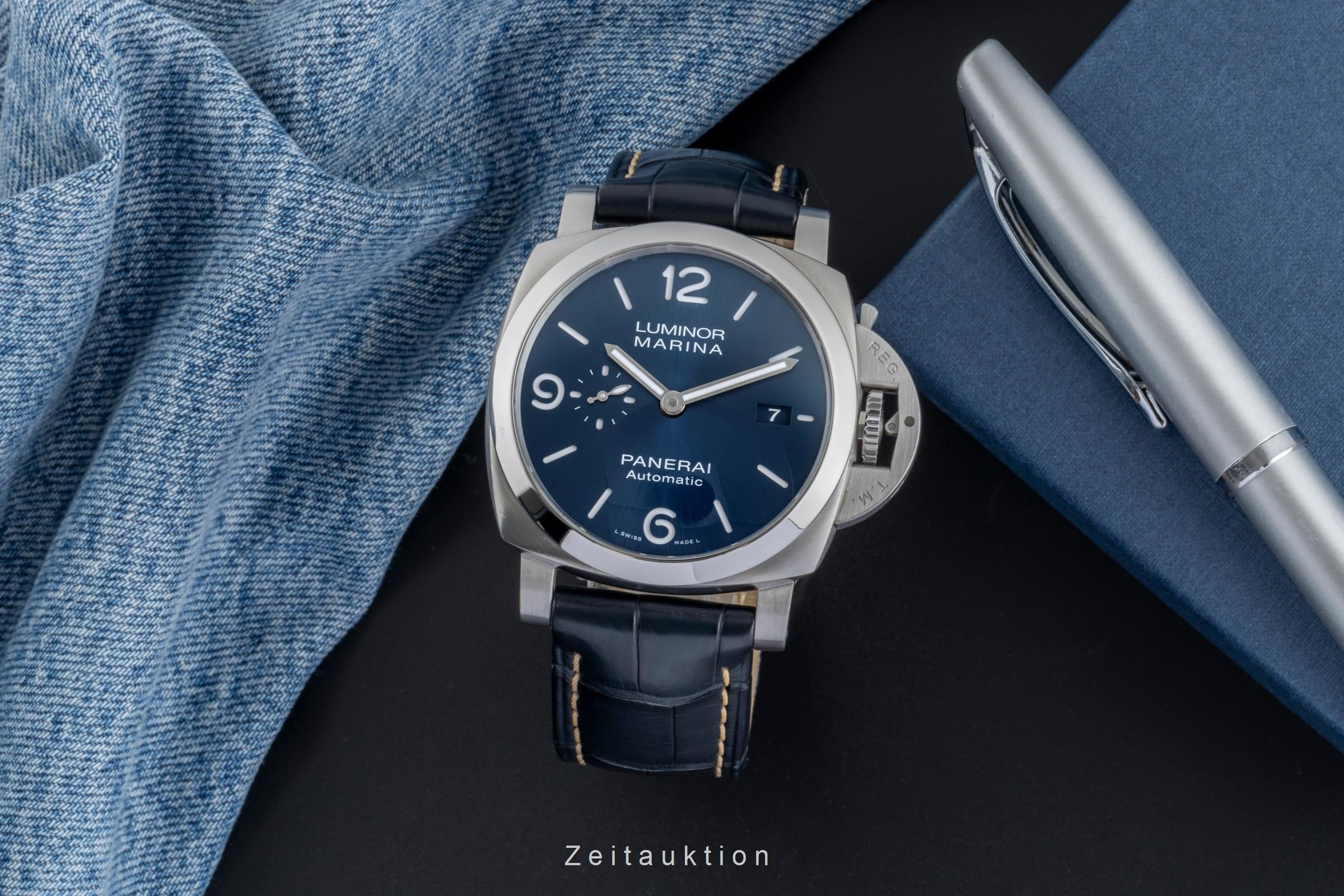 Panerai Luminor Marina acier automatique montre pour hommes PAM01313  [2505531]
