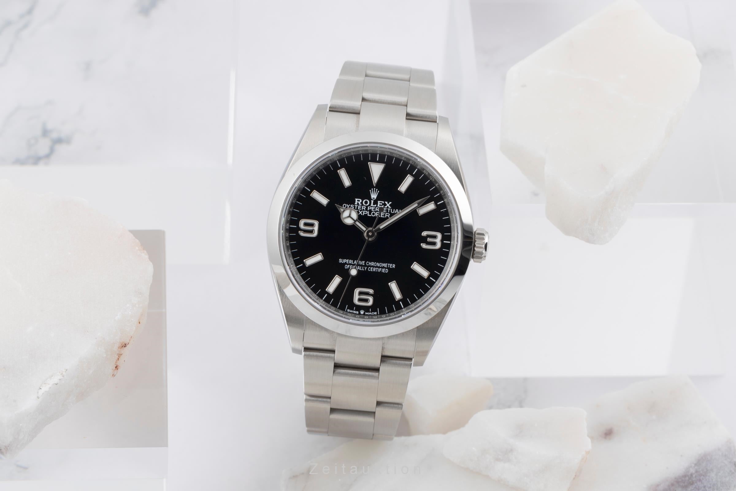 Rolex Explorer acier automatique montre pour hommes 124270  [2505534]