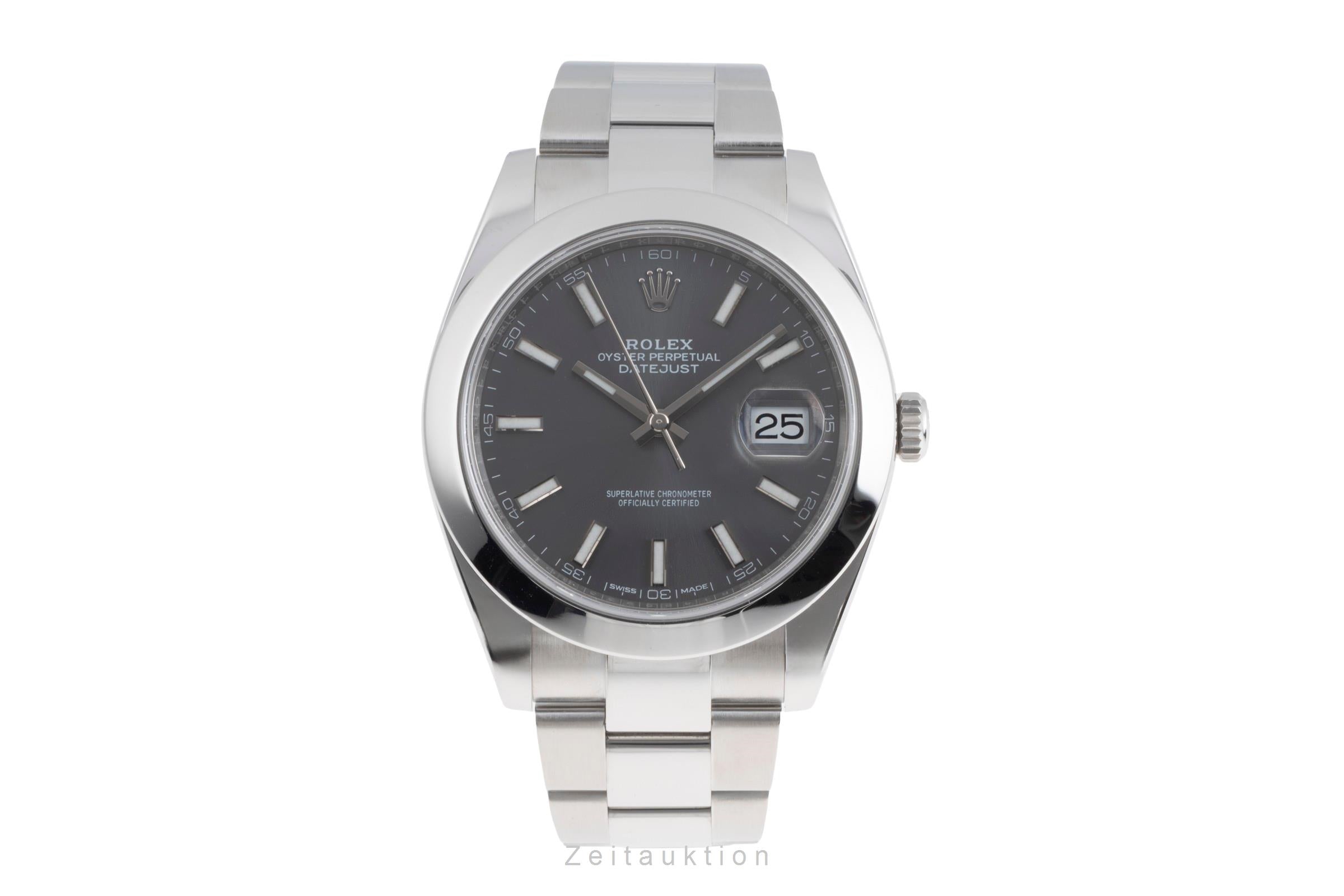 Rolex Datejust steel automatic men's watch 126300  [2505535]