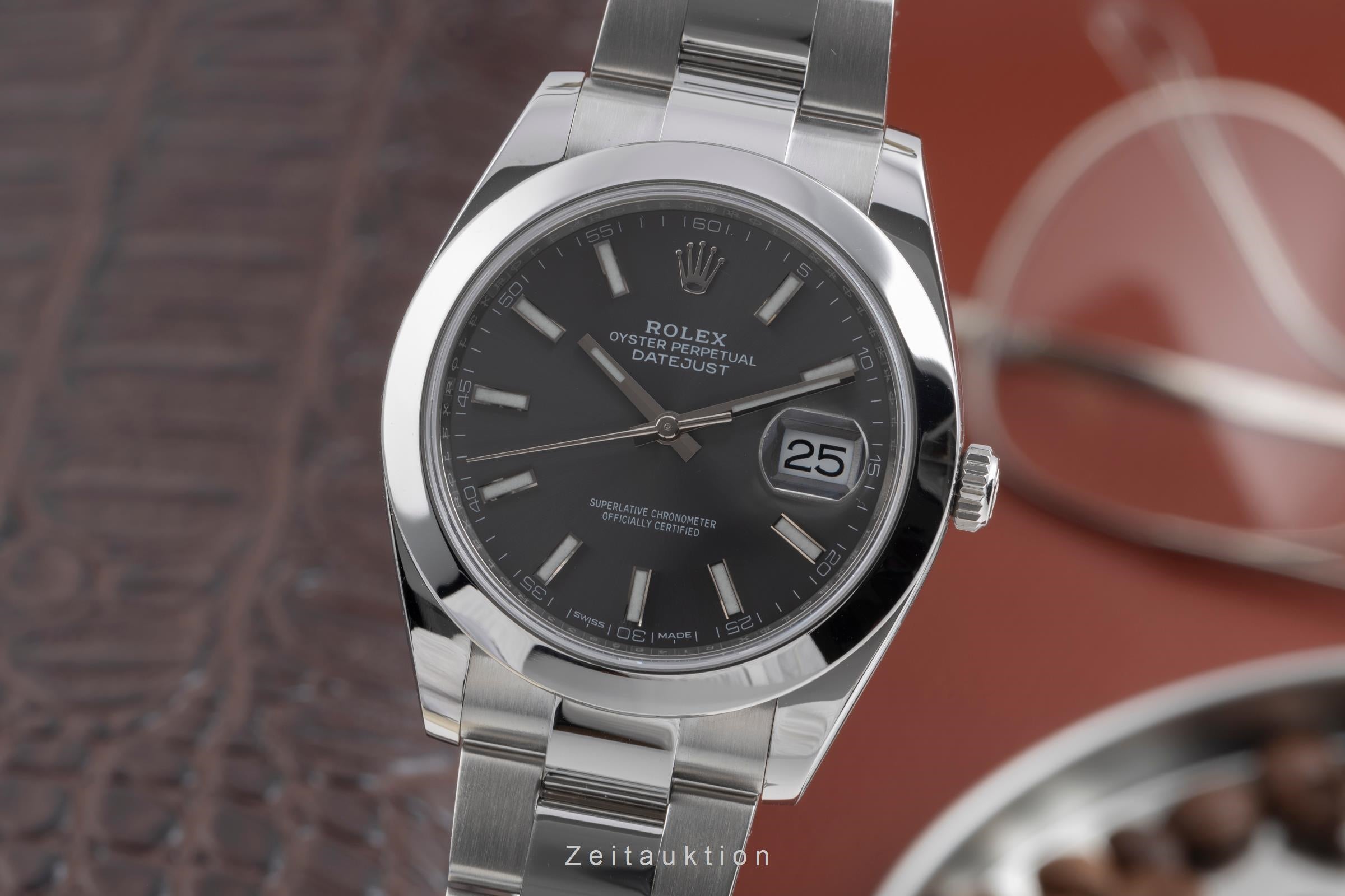 Rolex Datejust steel automatic men's watch 126300  [2505535]