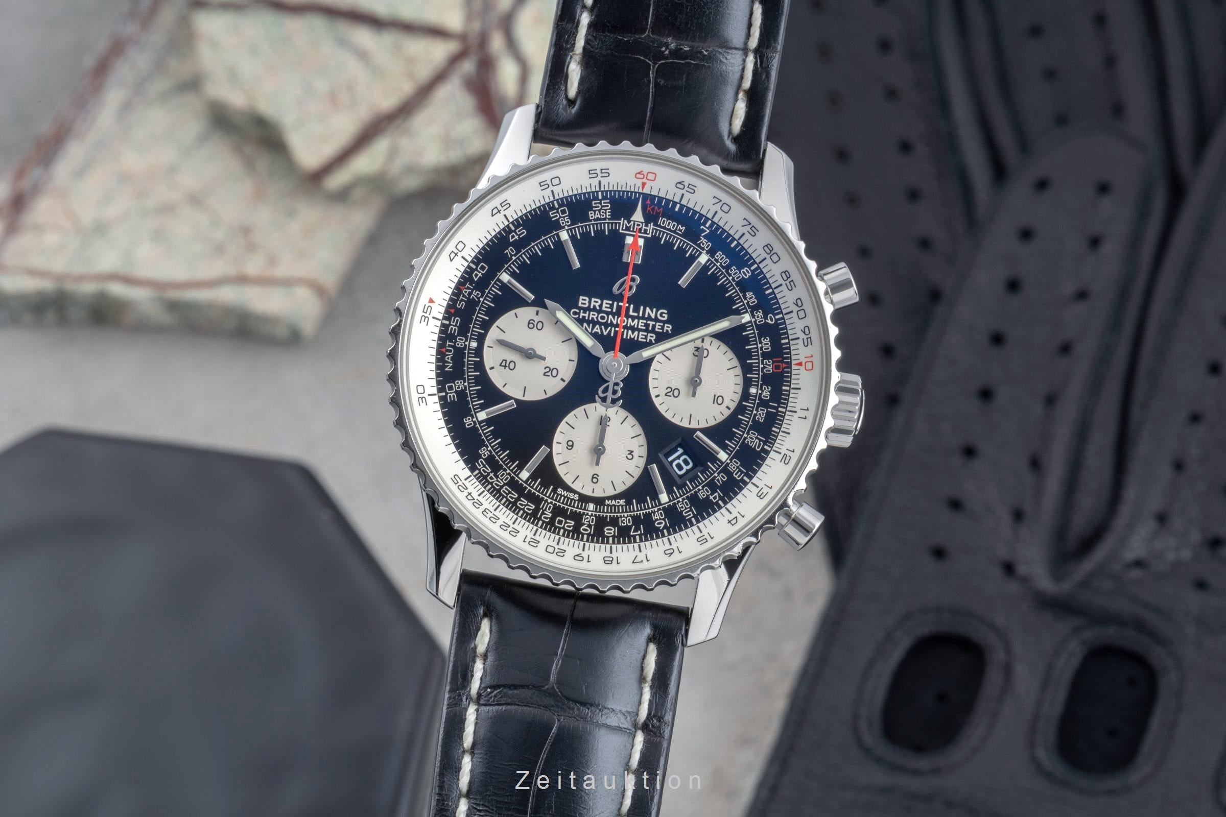 Breitling Navitimer 01 chronograph steel automatic men's watch AB0121 LP: 9300EUR  [2505536]