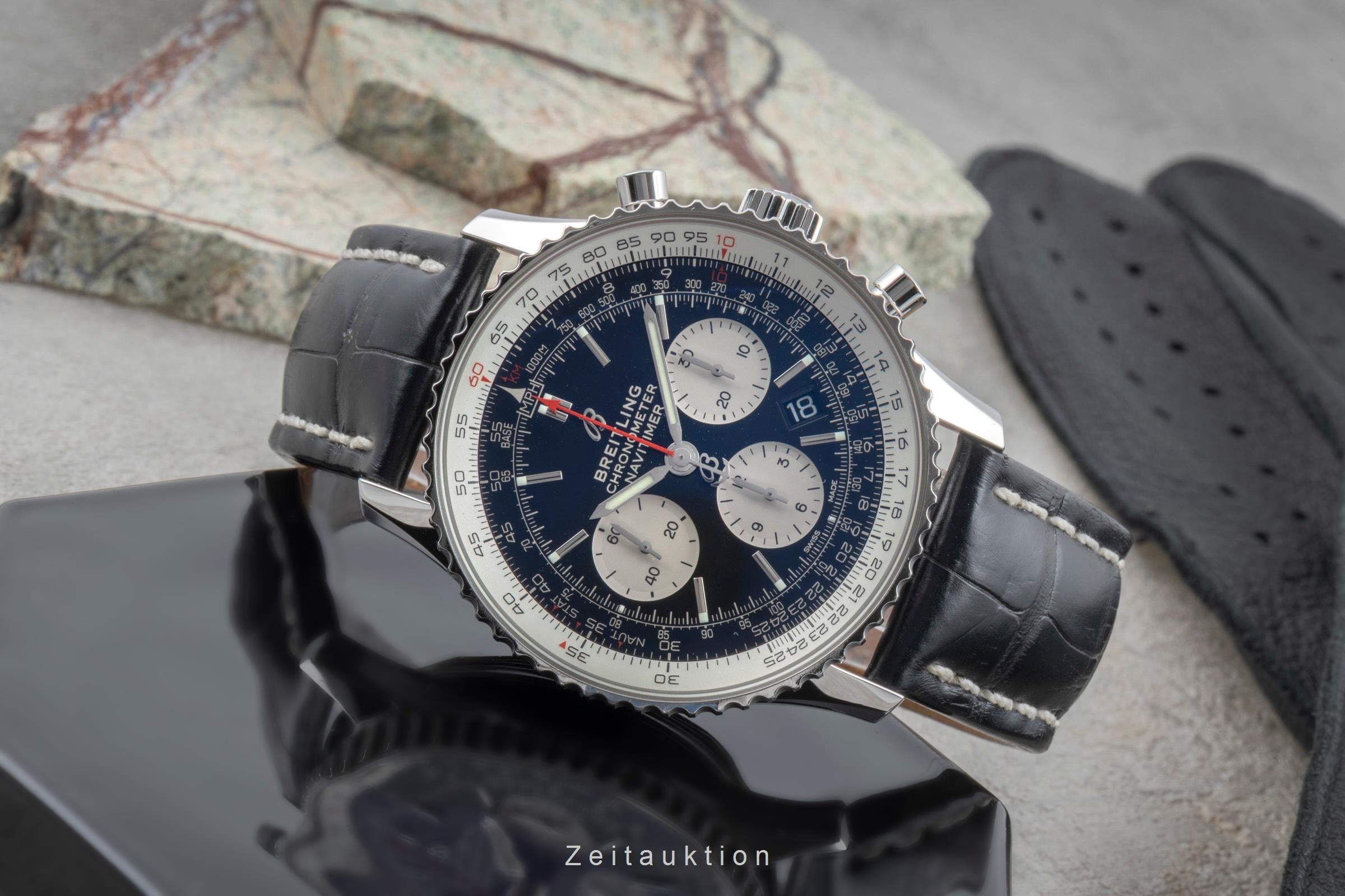 Breitling Navitimer 01 chronograph steel automatic men's watch AB0121 LP: 9300EUR  [2505536]
