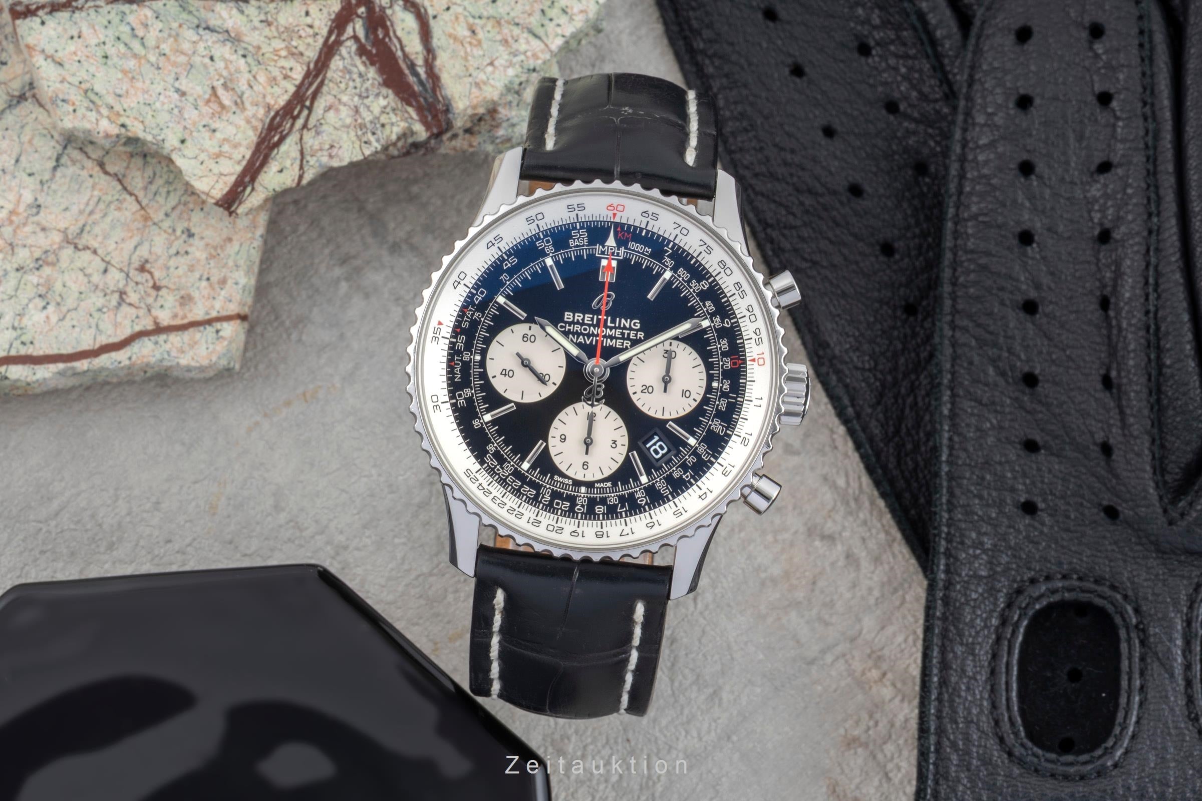 Breitling Navitimer 01 chronograph steel automatic men's watch AB0121 LP: 9300EUR  [2505536]