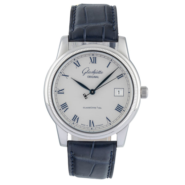 Glashütte Senator acier automatique montre pour hommes 39-11-02-03-04	  [2505541]