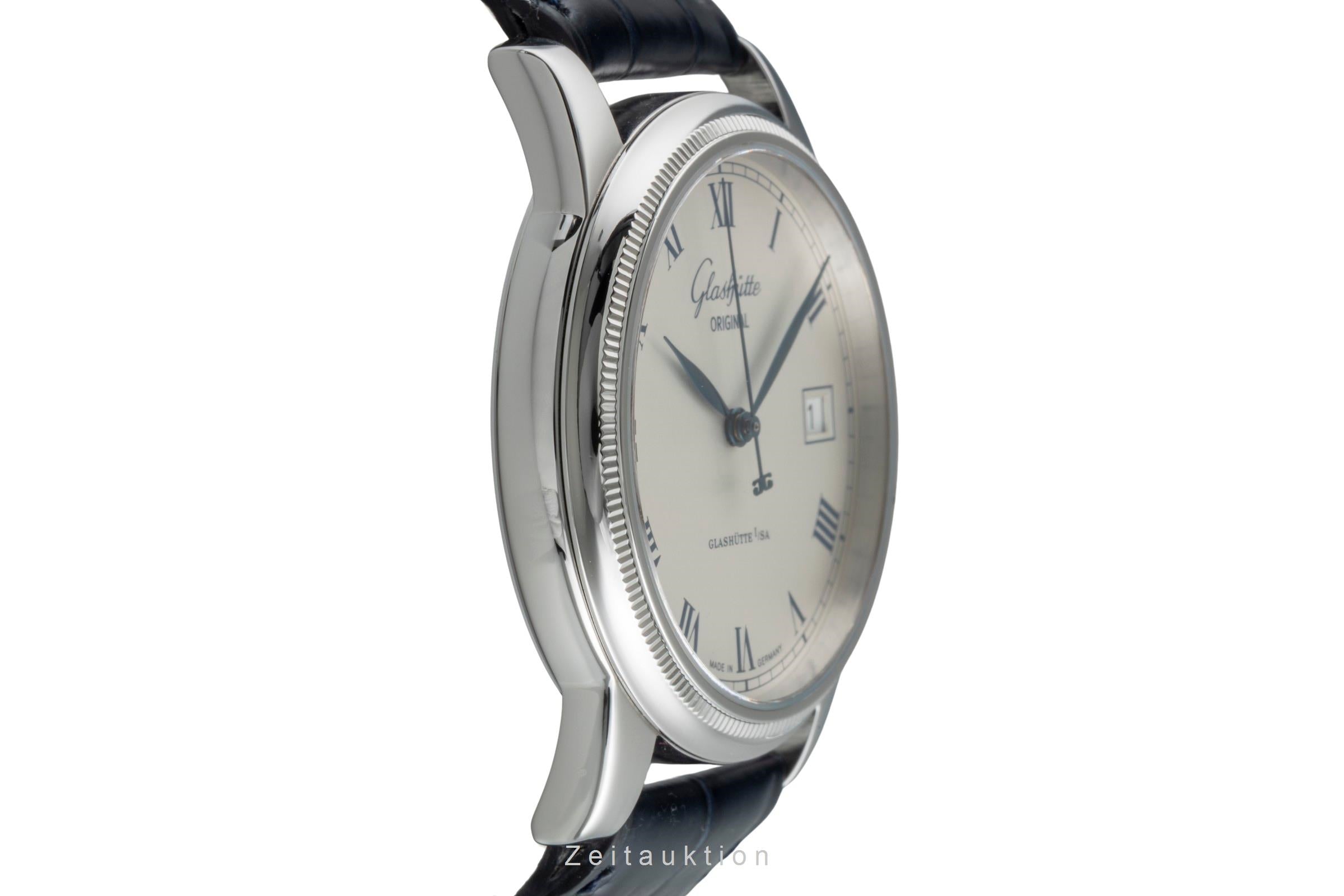 Glashütte Senator acier automatique montre pour hommes 39-11-02-03-04	  [2505541]