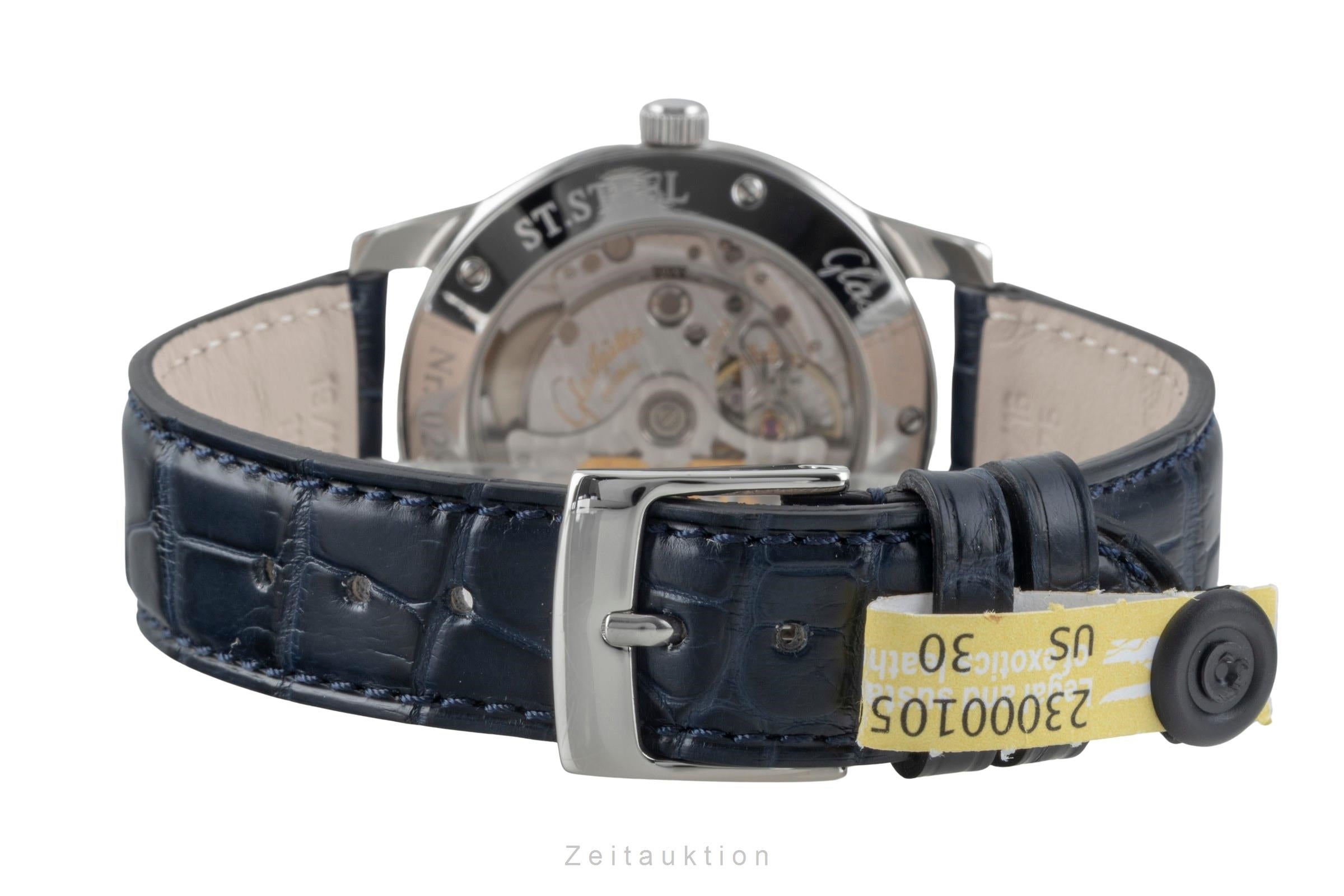 Glashütte Senator acier automatique montre pour hommes 39-11-02-03-04	  [2505541]