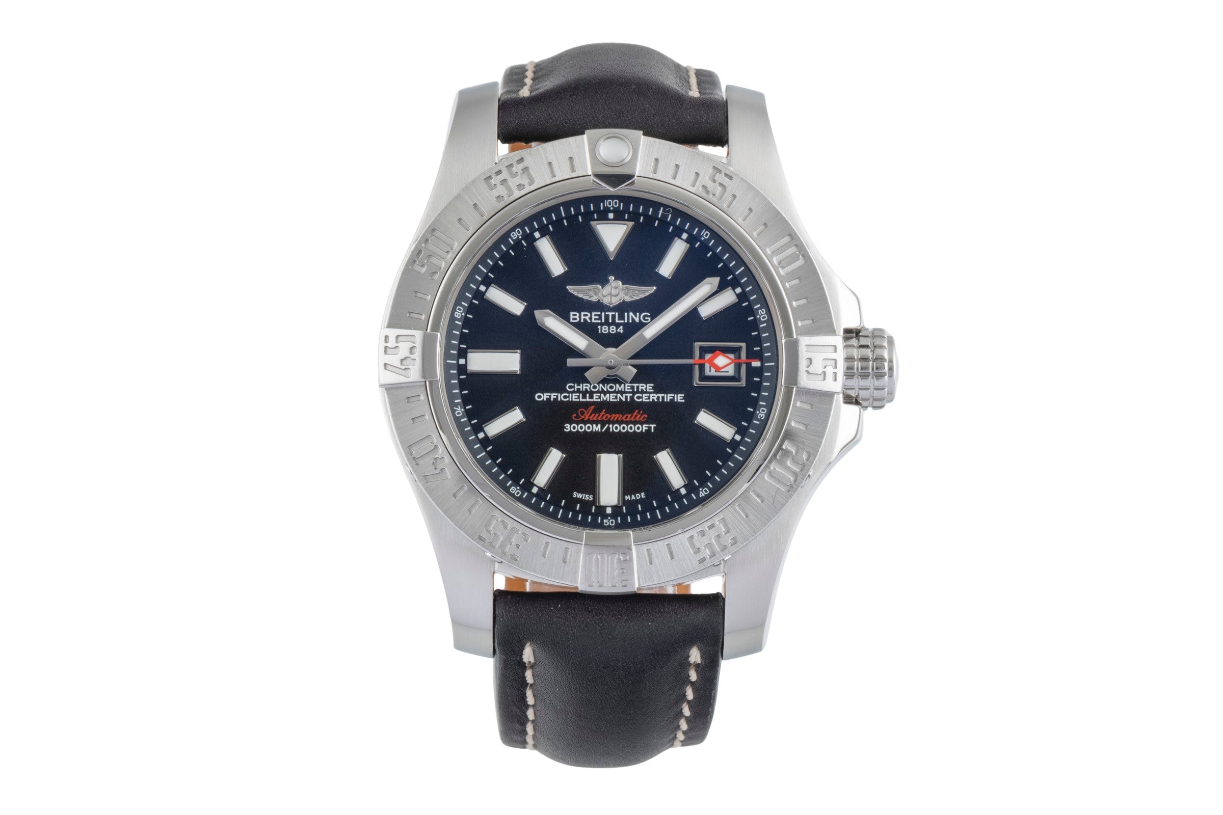 Breitling Avenger II Seawolf acier automatique montre pour hommes A1733110/BC30  [2505542]