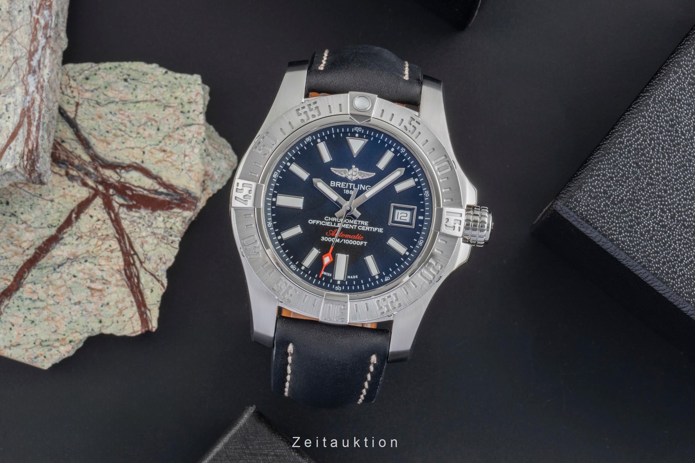 Breitling Avenger II Seawolf acero automático reloj para caballeros A1733110/BC30  [2505542]