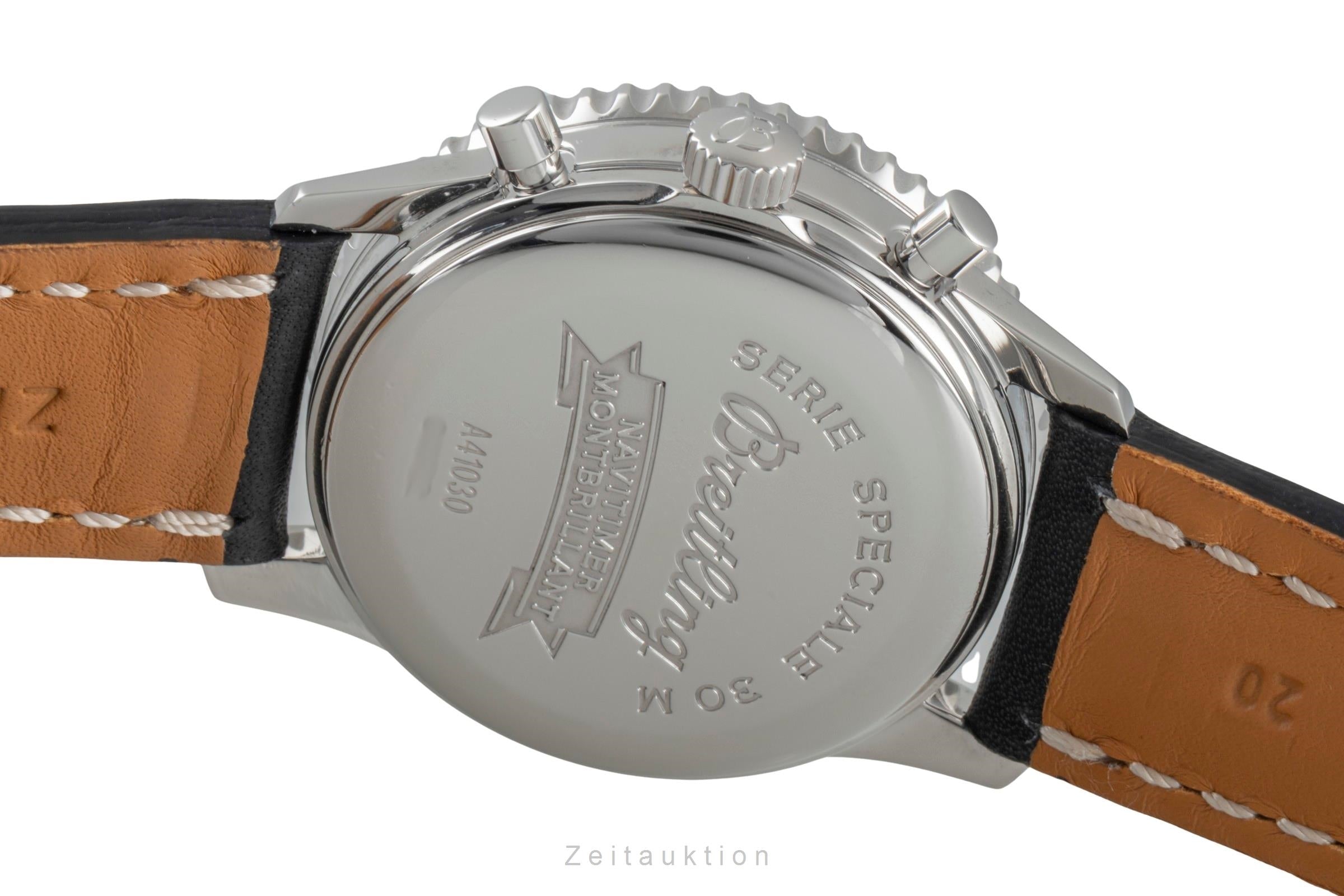 Breitling Montbrillant chronograph steel automatic men's watch A41030  [2505543]