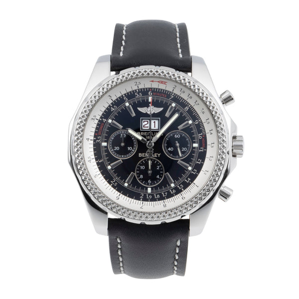 Breitling Bentley 6.75 chronographe acier automatique montre pour hommes A44362  [2505544]
