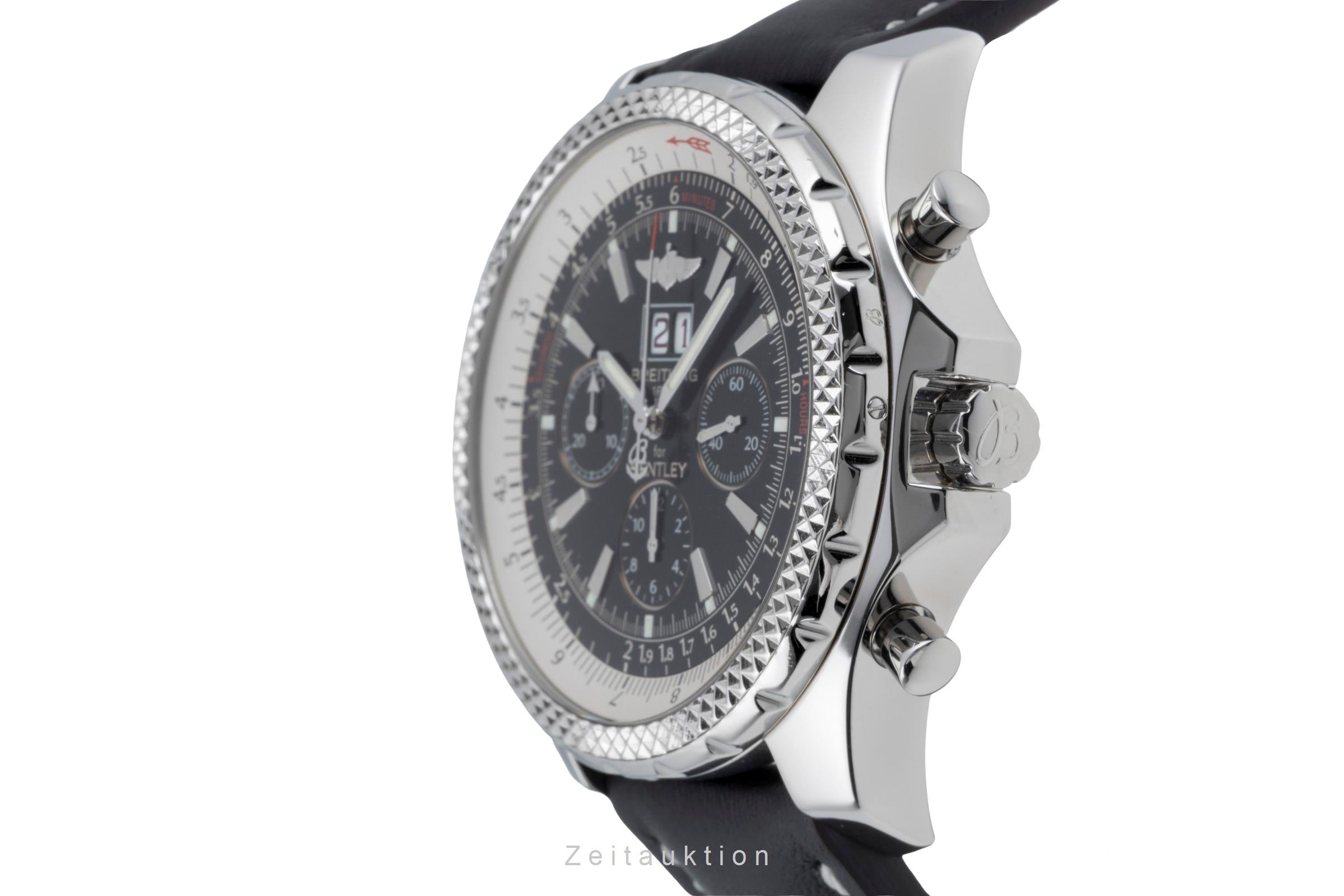 Breitling Bentley 6.75 chronographe acier automatique montre pour hommes A44362  [2505544]