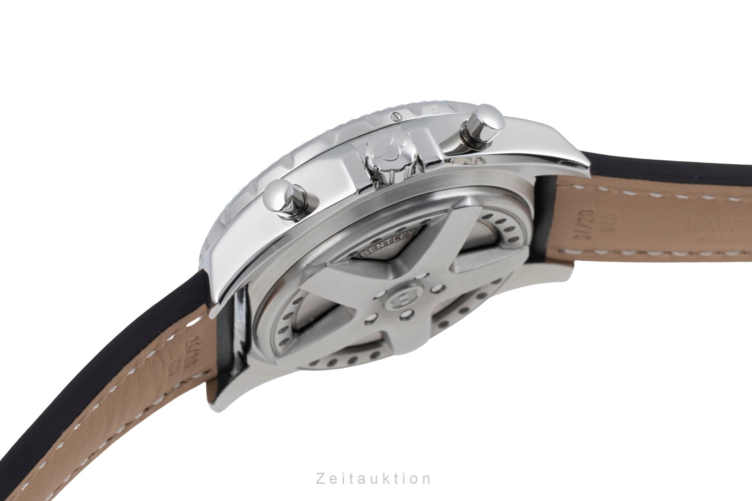 Breitling Bentley 6.75 chronographe acier automatique montre pour hommes A44362  [2505544]