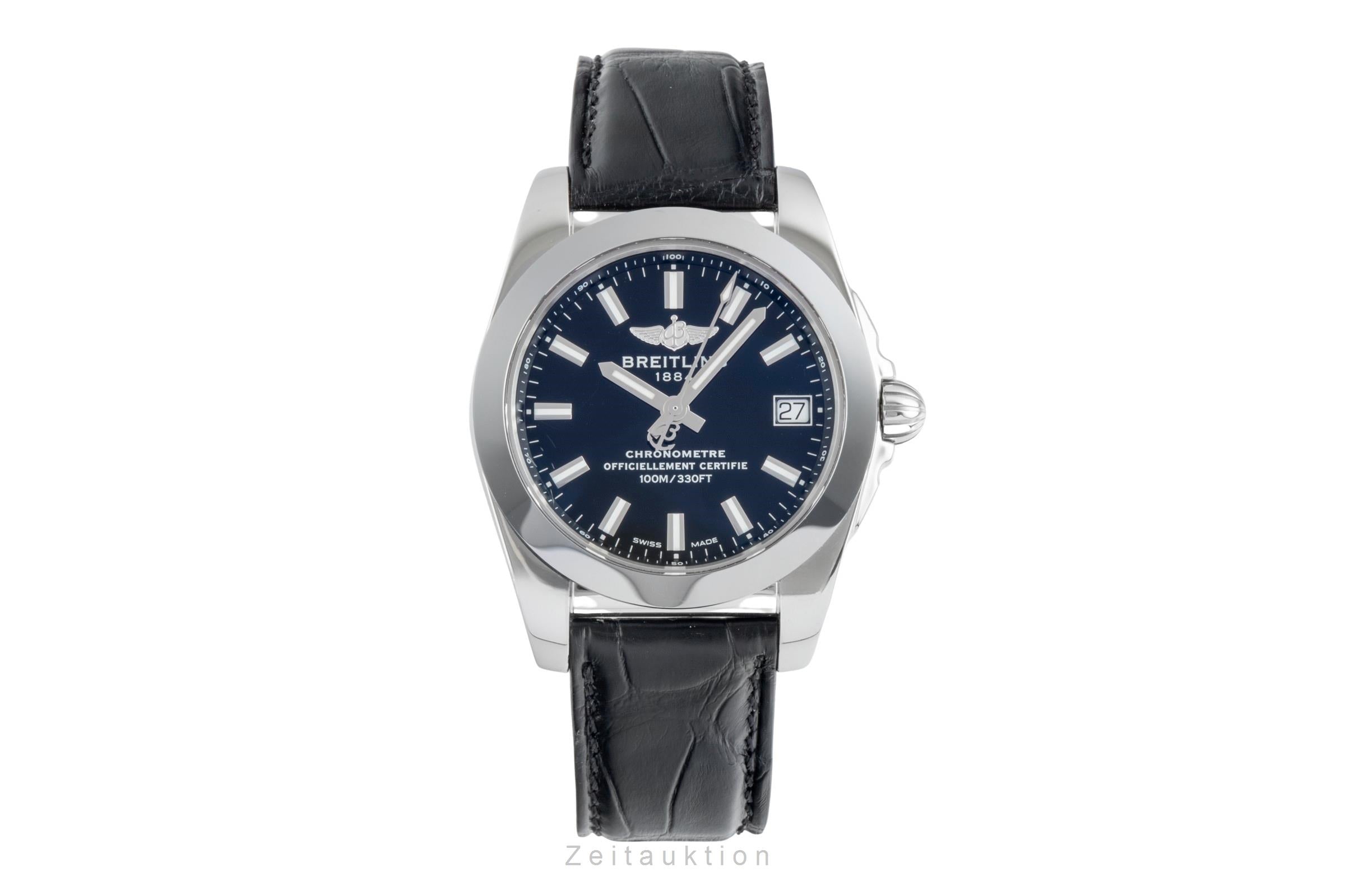 Breitling Galactic acero cuarzo reloj para caballeros W7433012/BE08	  [2505546]