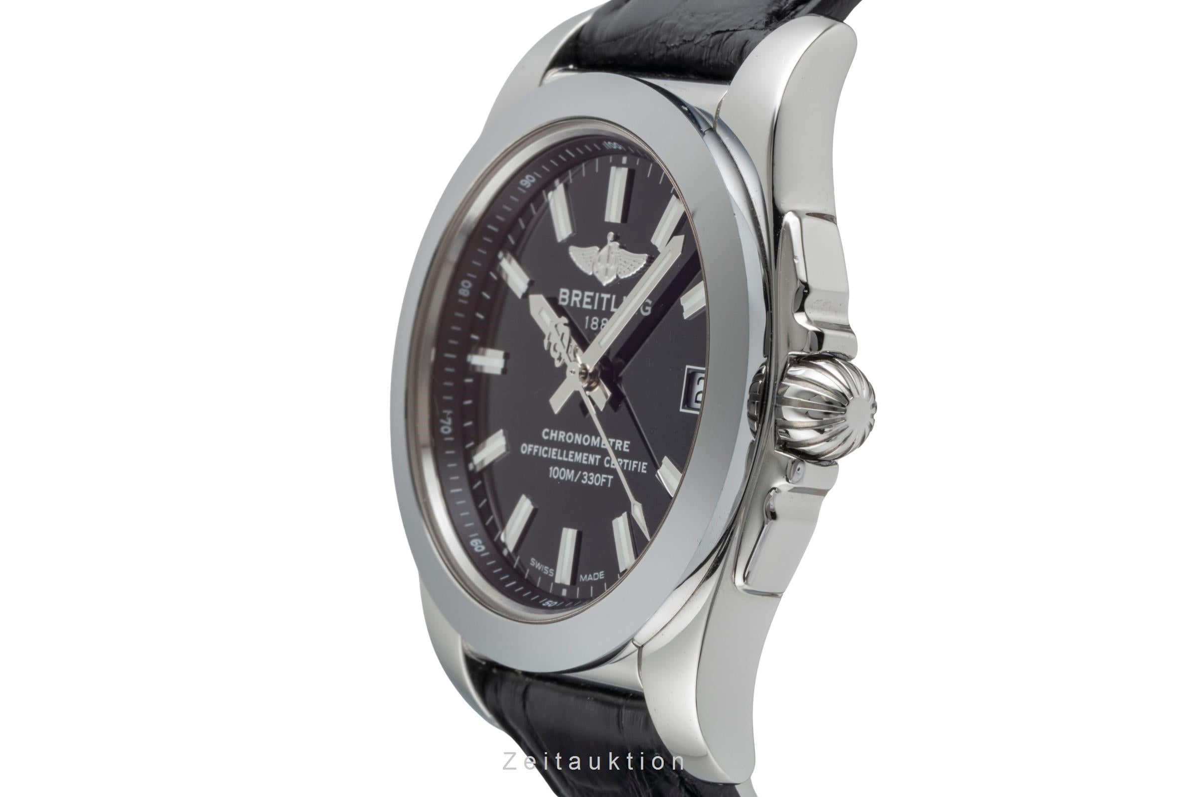 Breitling Galactic acero cuarzo reloj para caballeros W7433012/BE08	  [2505546]