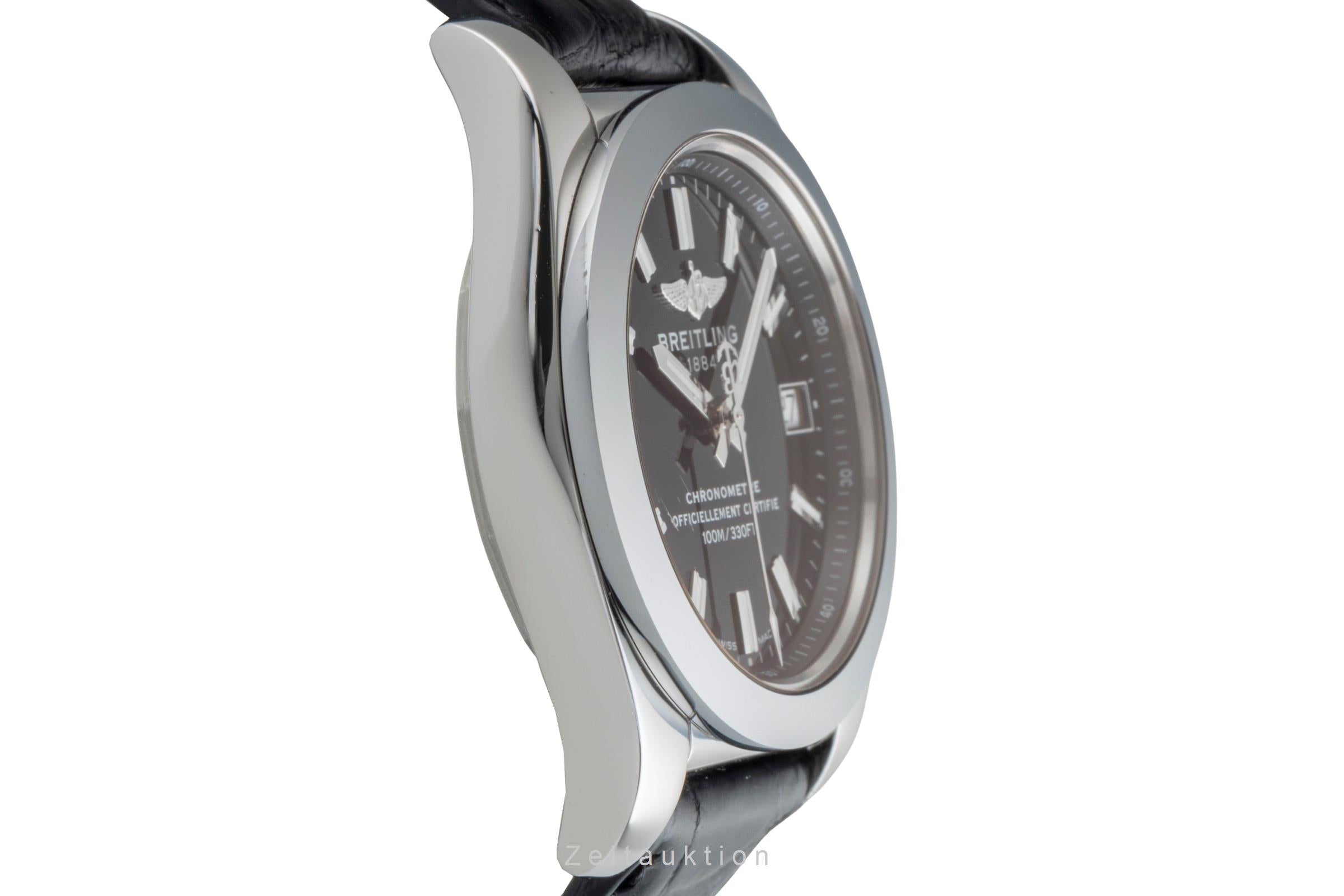 Breitling Galactic acero cuarzo reloj para caballeros W7433012/BE08	  [2505546]