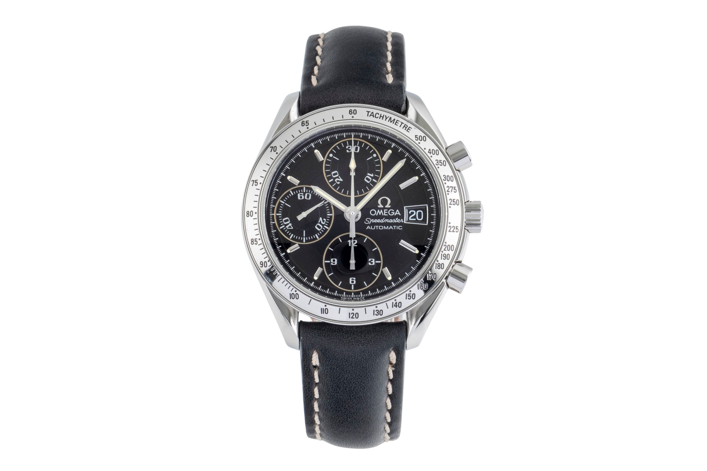 Omega Speedmaster Date chronograph steel automatic Kal. 1152 Ref
