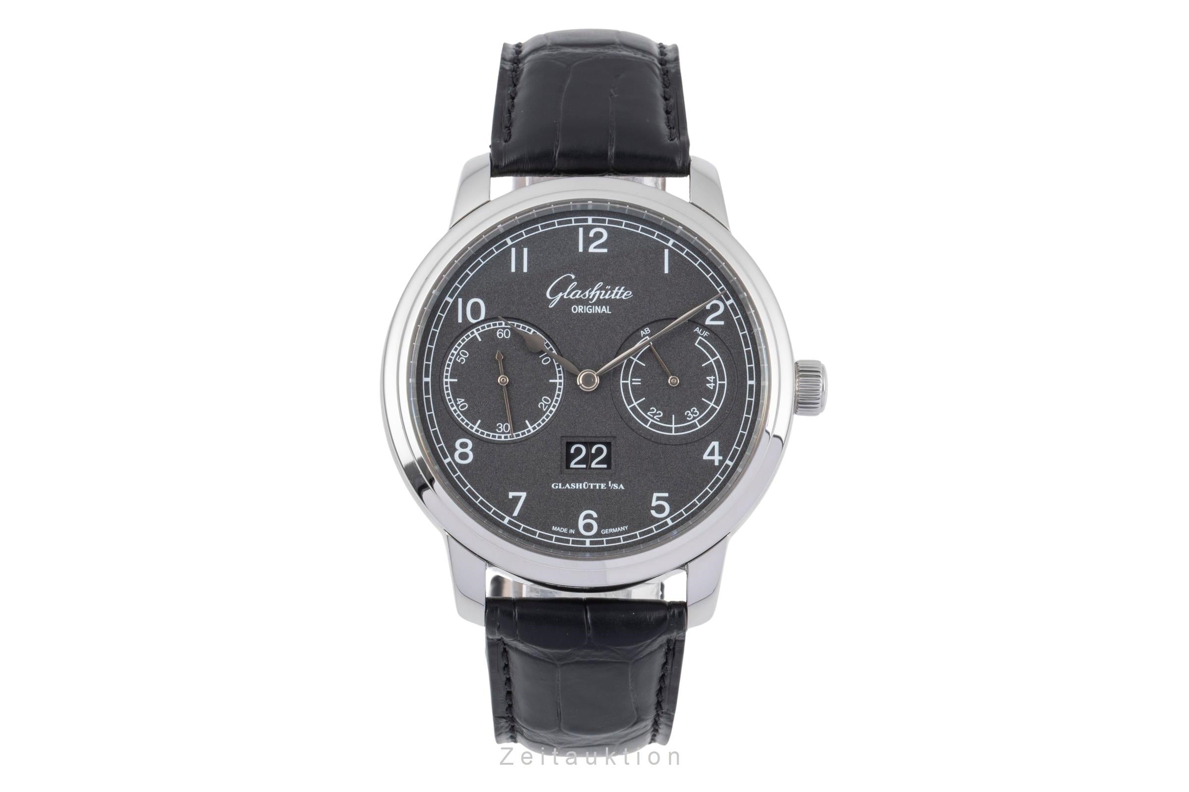Glashütte Senator acier automatique montre pour hommes 100-14-02-02-04  [2505548]