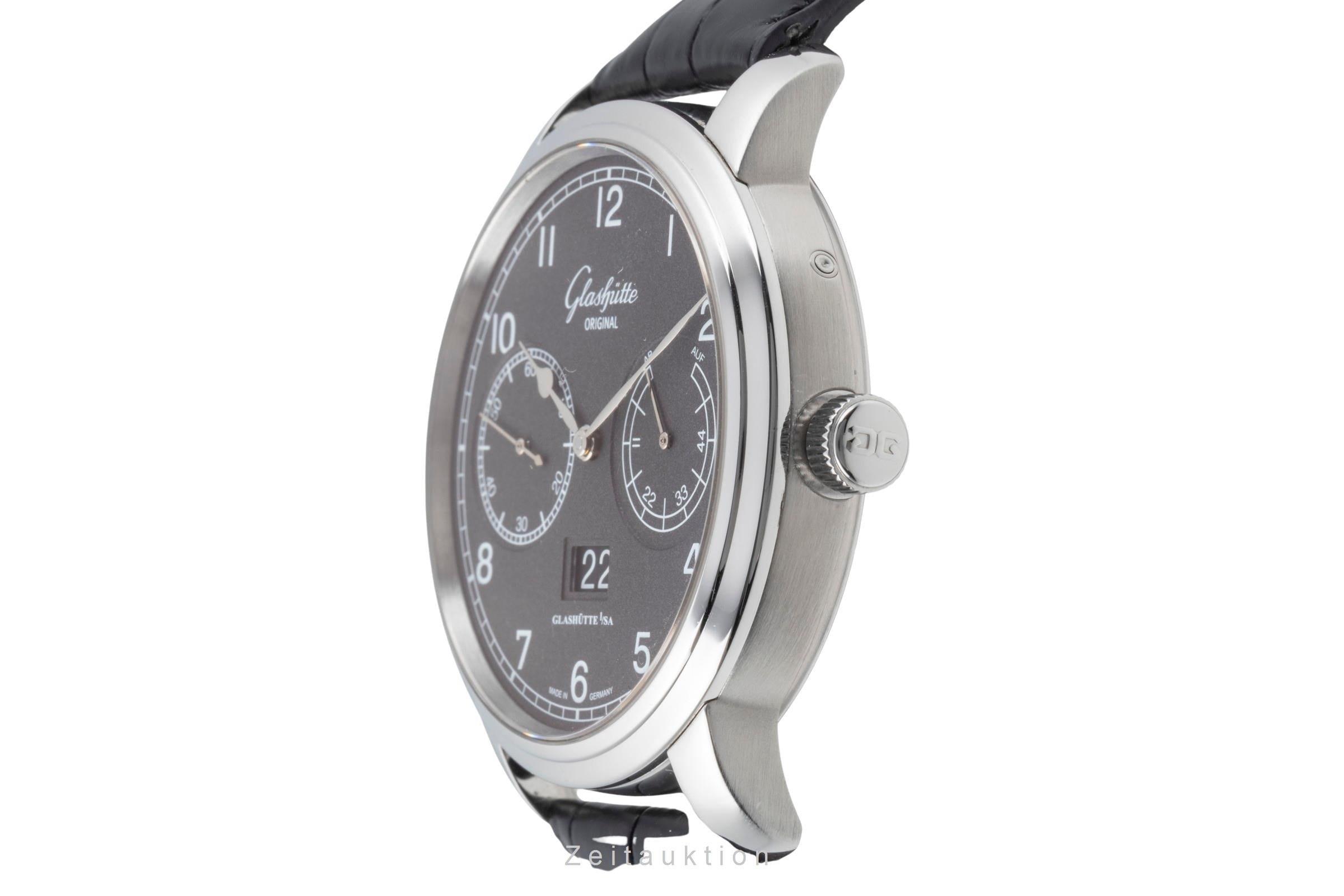 Glashütte Senator acier automatique montre pour hommes 100-14-02-02-04  [2505548]